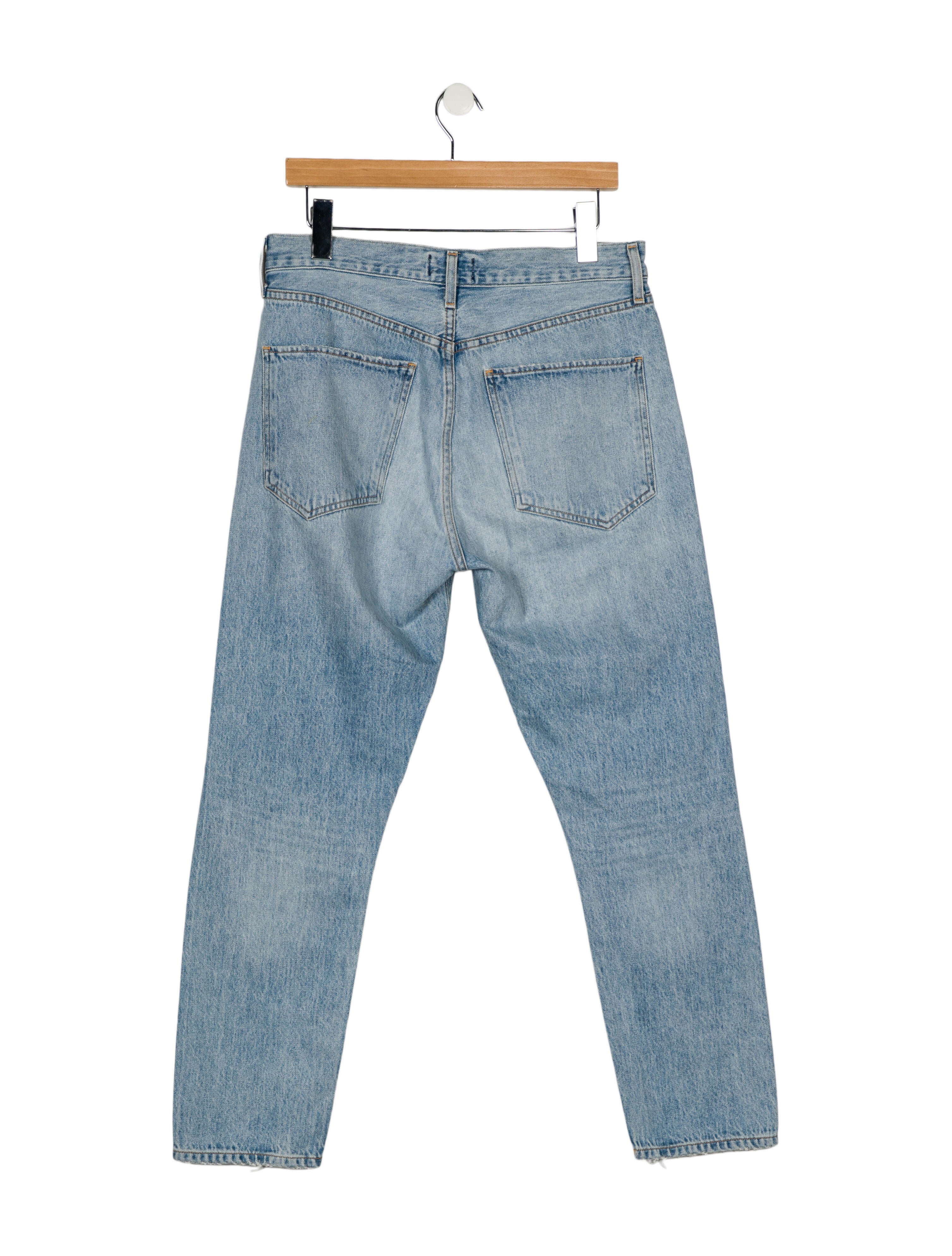 AGOLDE High-Rise Straight Leg Jeans