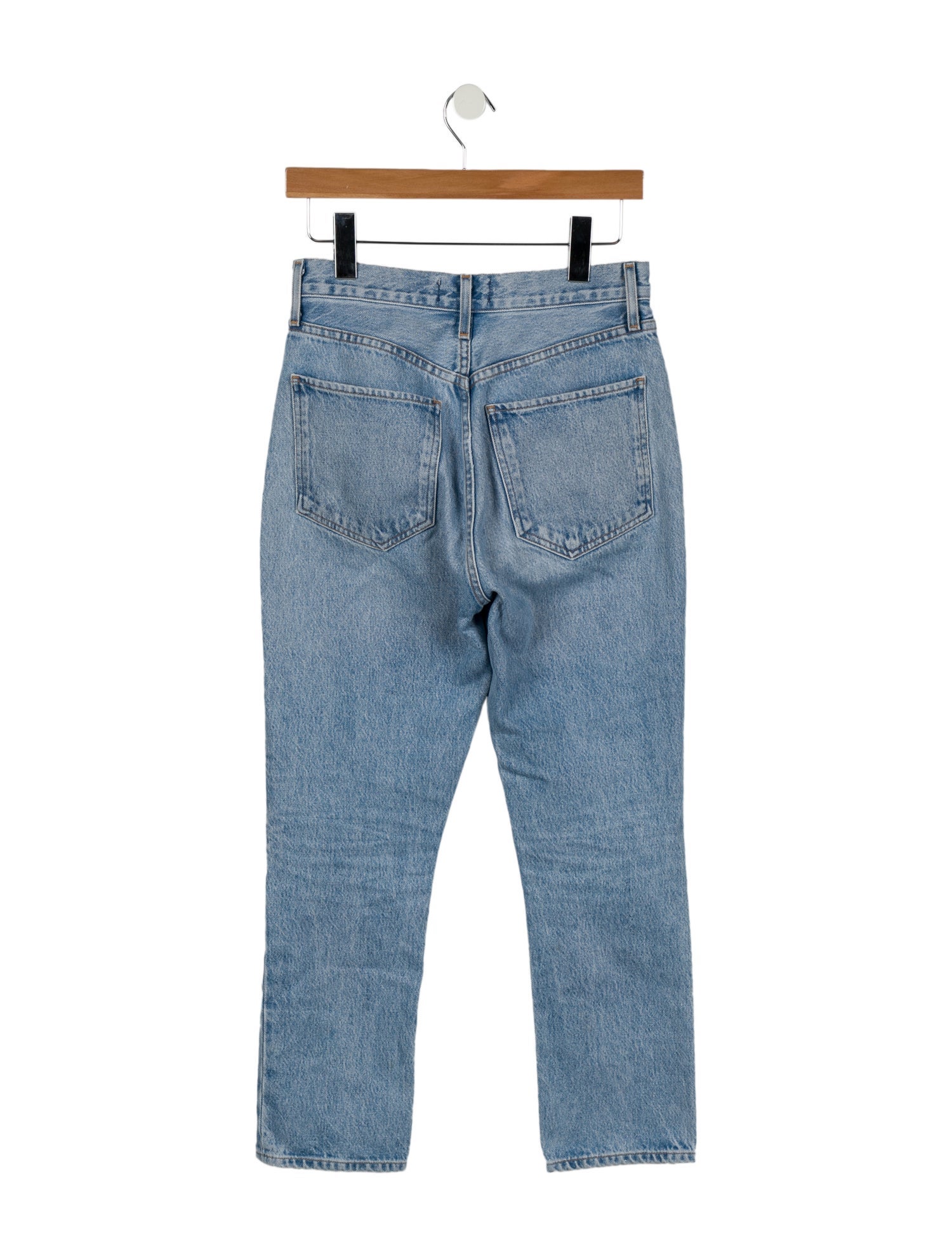 AGOLDE High-Rise Straight Leg Jeans
