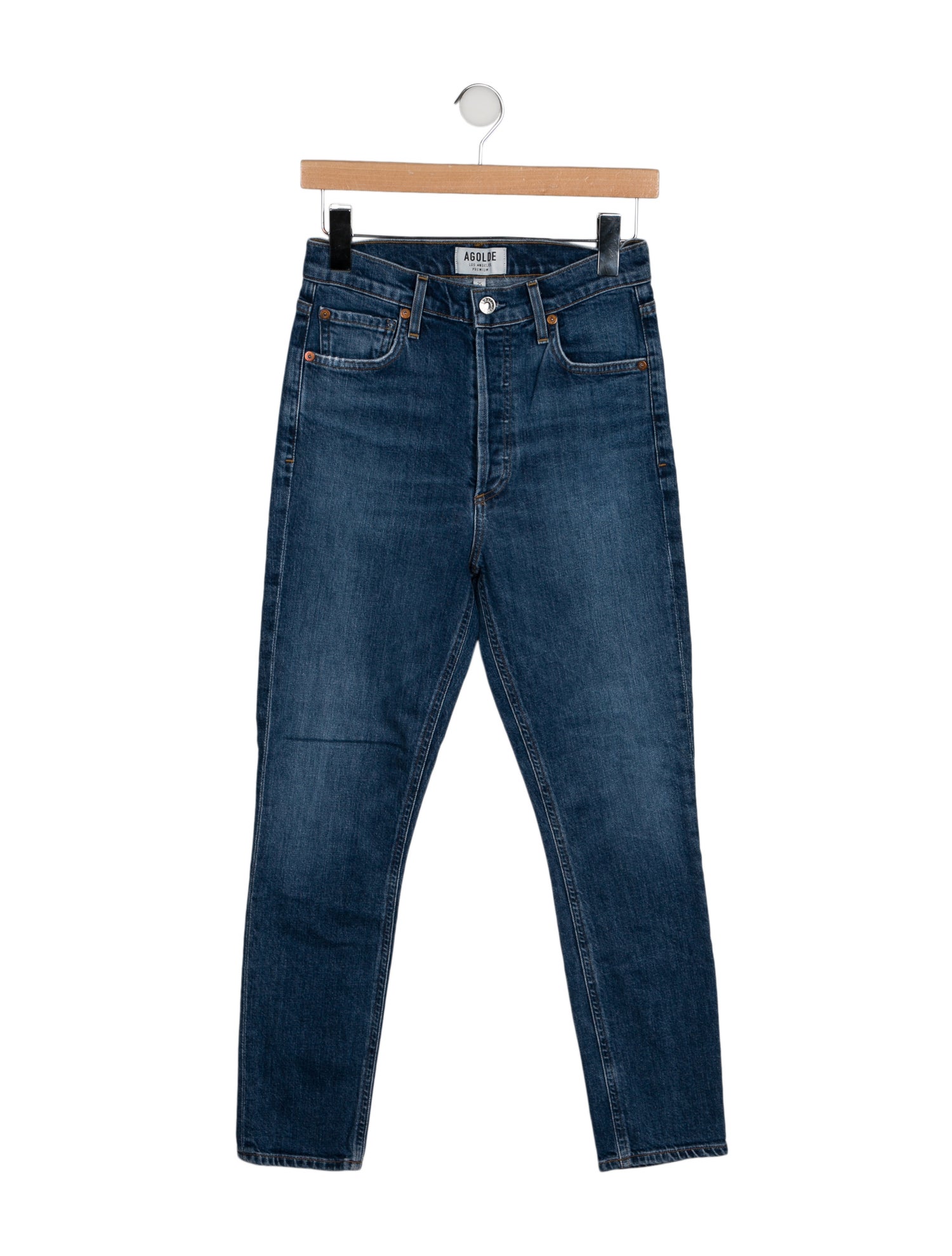 AGOLDE High-Rise Skinny Leg Jeans
