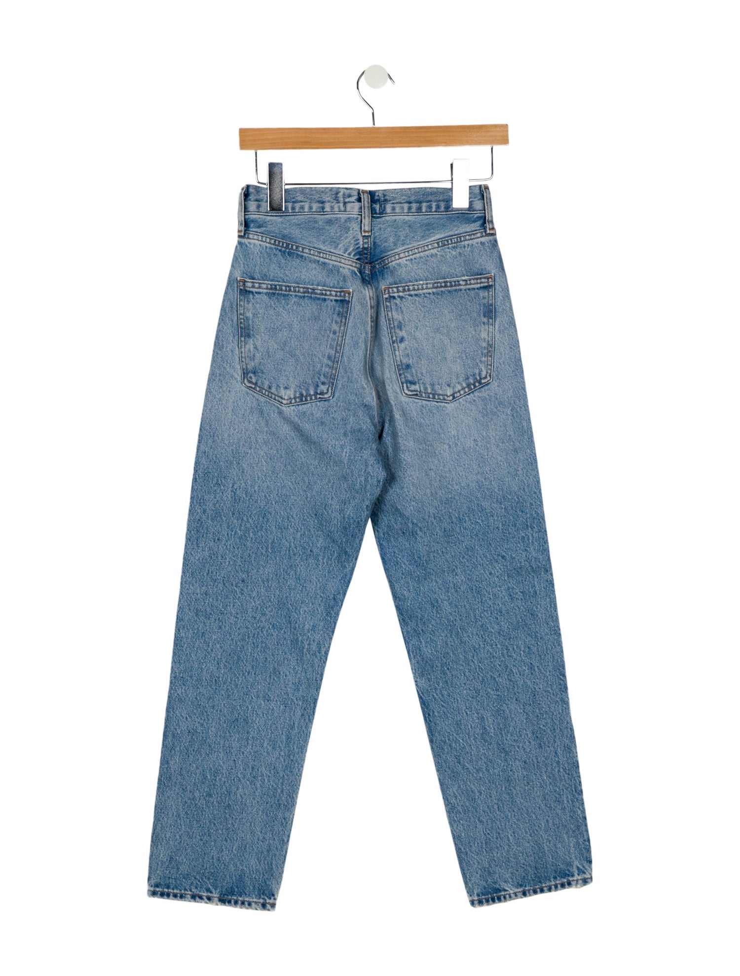 AGOLDE High-Rise Straight Leg Jeans
