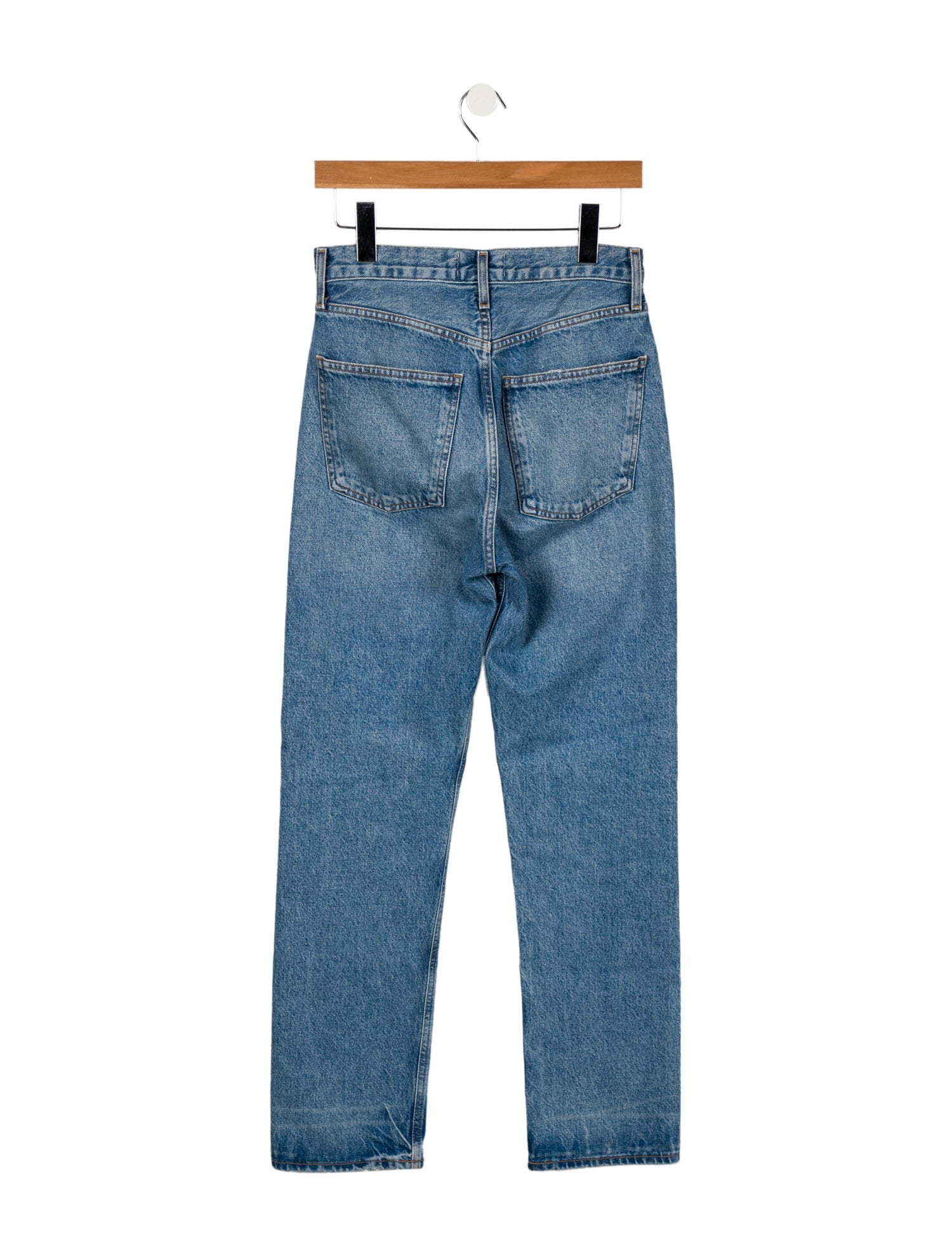 AGOLDE High-Rise Straight Leg Jeans