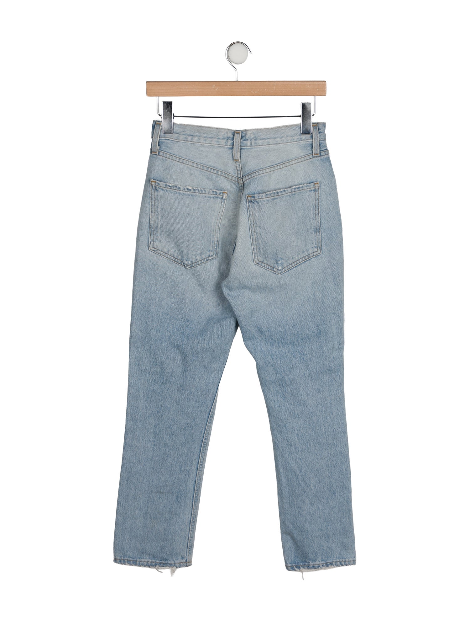 AGOLDE Mid-Rise Straight Leg Jeans