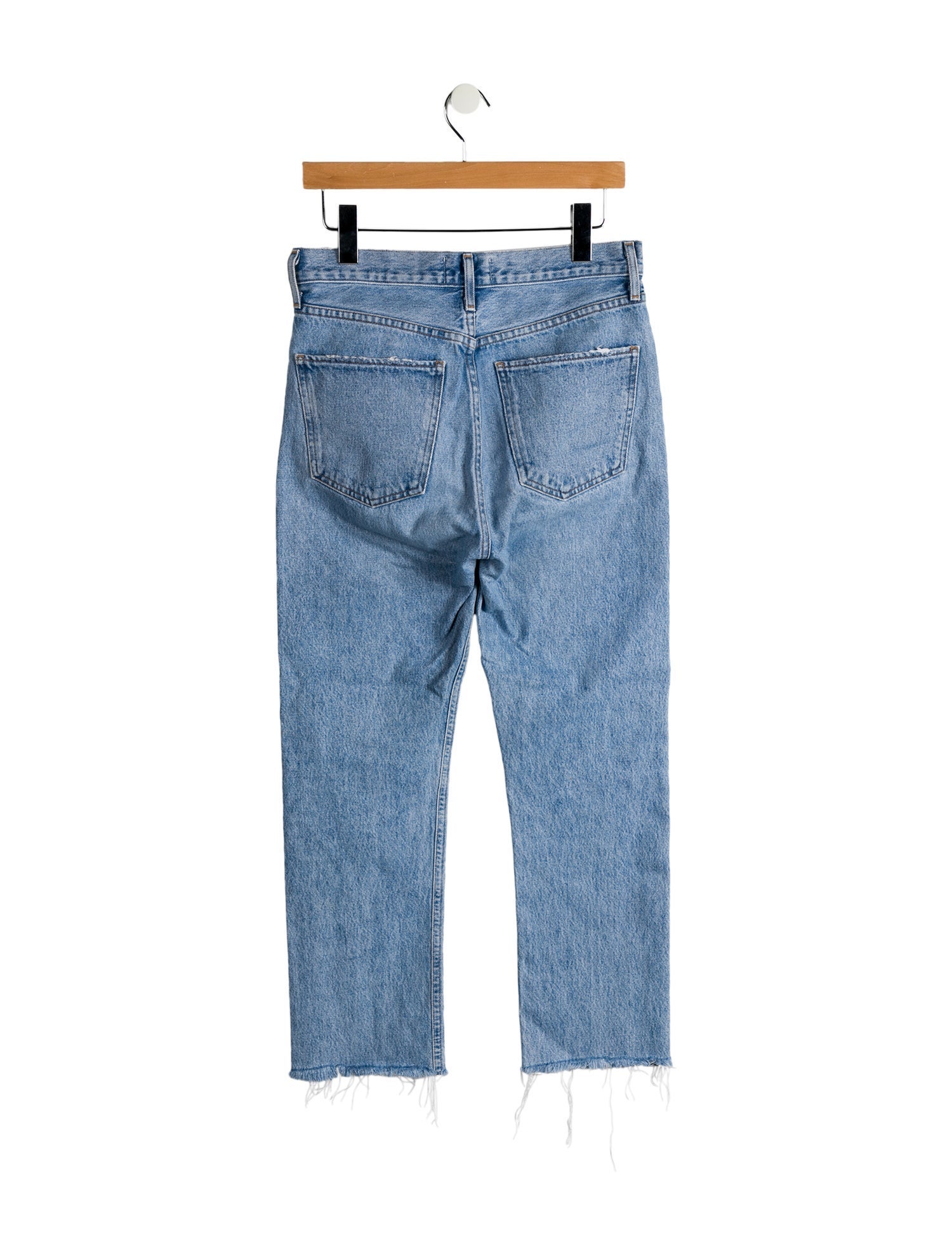 AGOLDE High-Rise Straight Leg Jeans