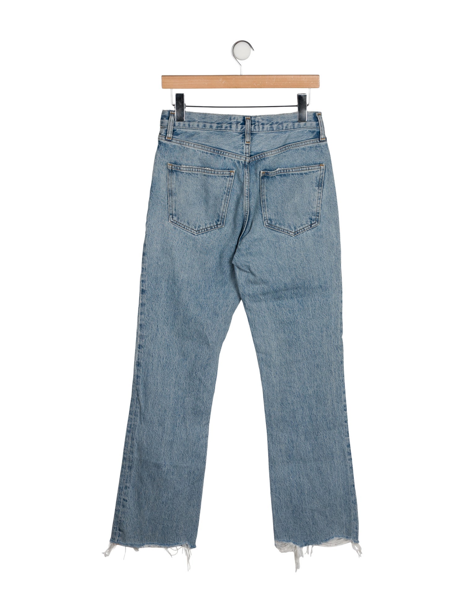 AGOLDE High-Rise Straight Leg Jeans
