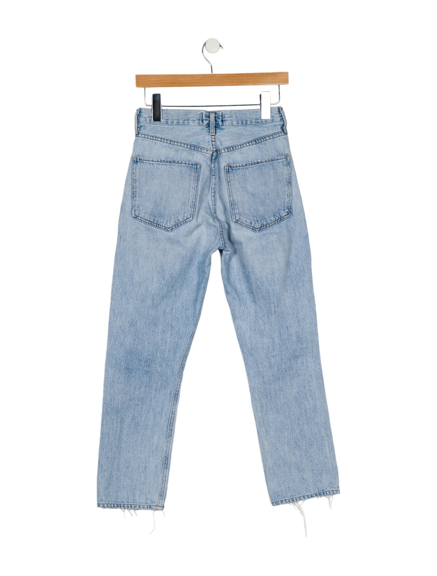 AGOLDE Mid-Rise Straight Leg Jeans