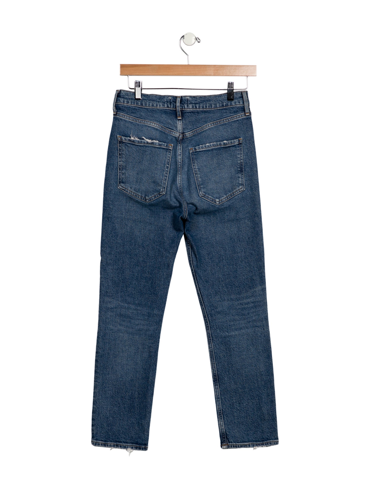AGOLDE Mid-Rise Skinny Leg Jeans