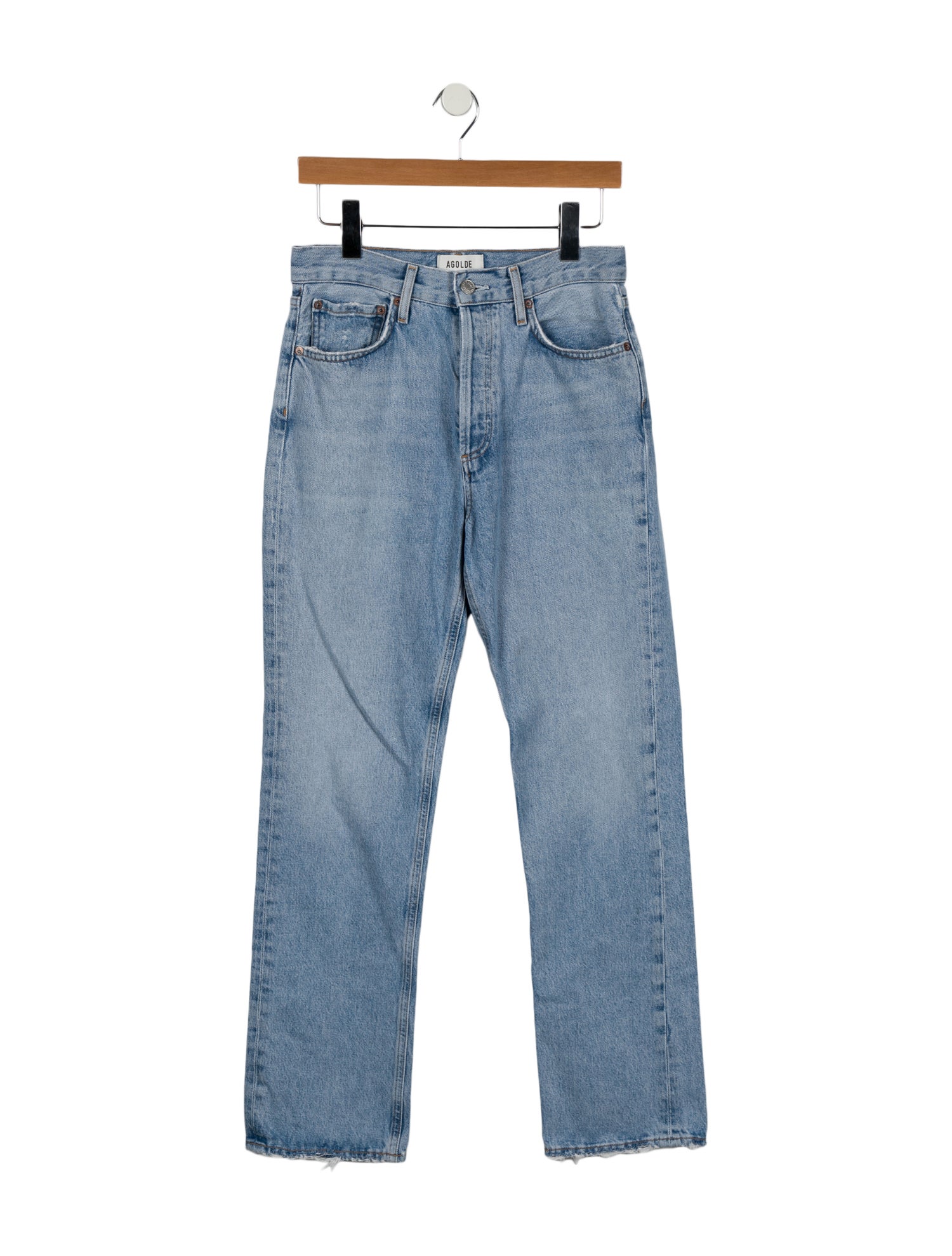 AGOLDE High-Rise Straight Leg Jeans