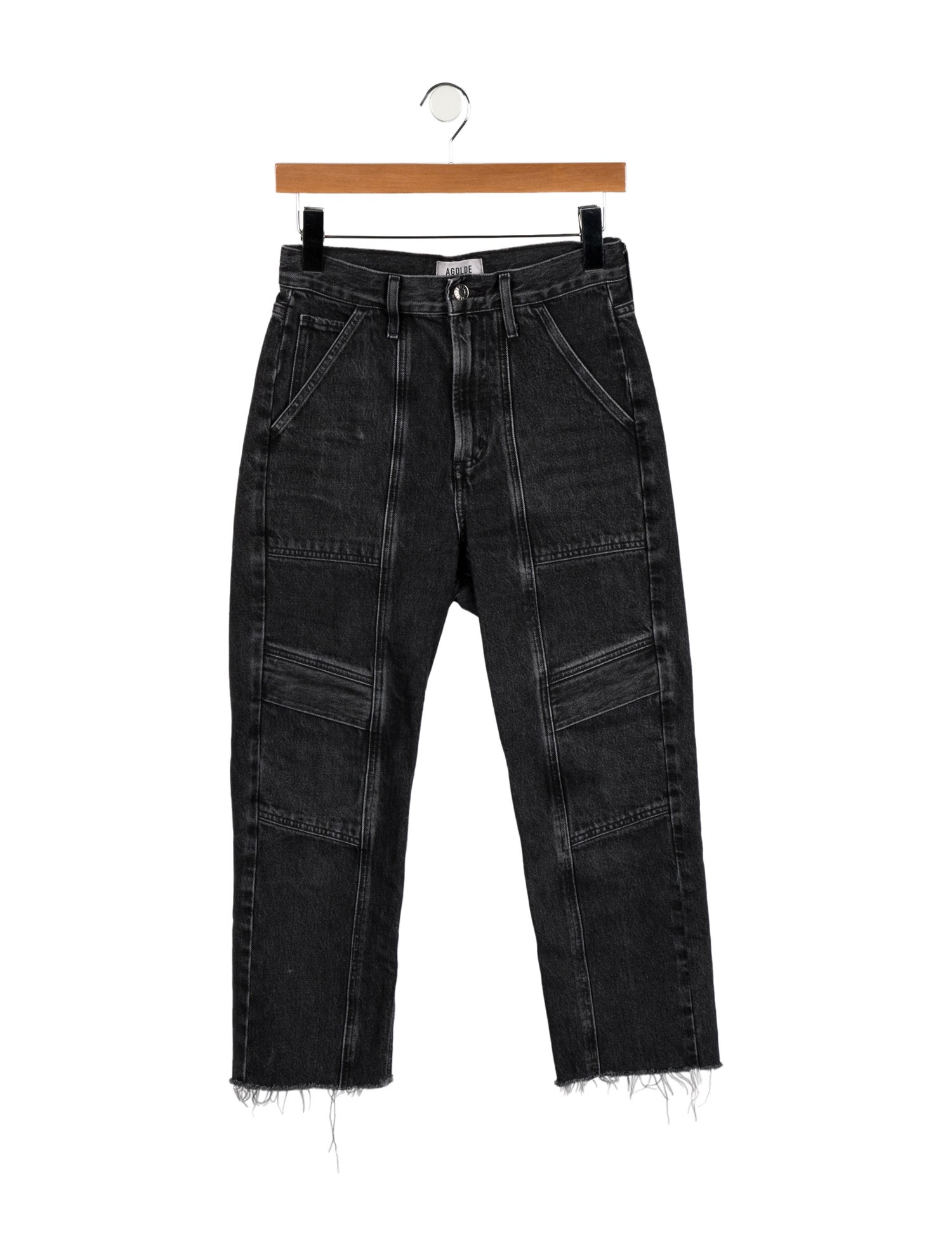 AGOLDE Mid-Rise Straight Leg Jeans