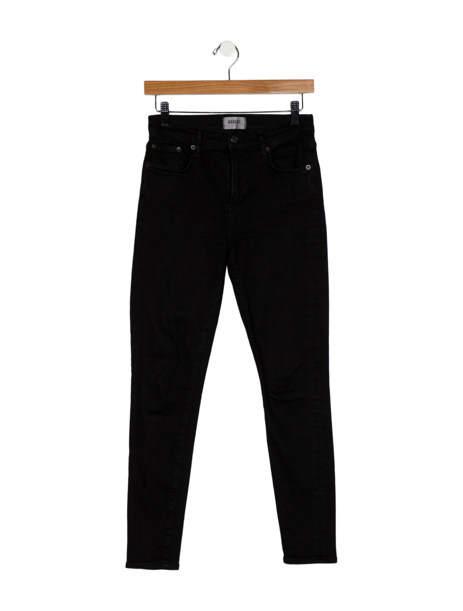AGOLDE Mid-Rise Skinny Leg Jeans