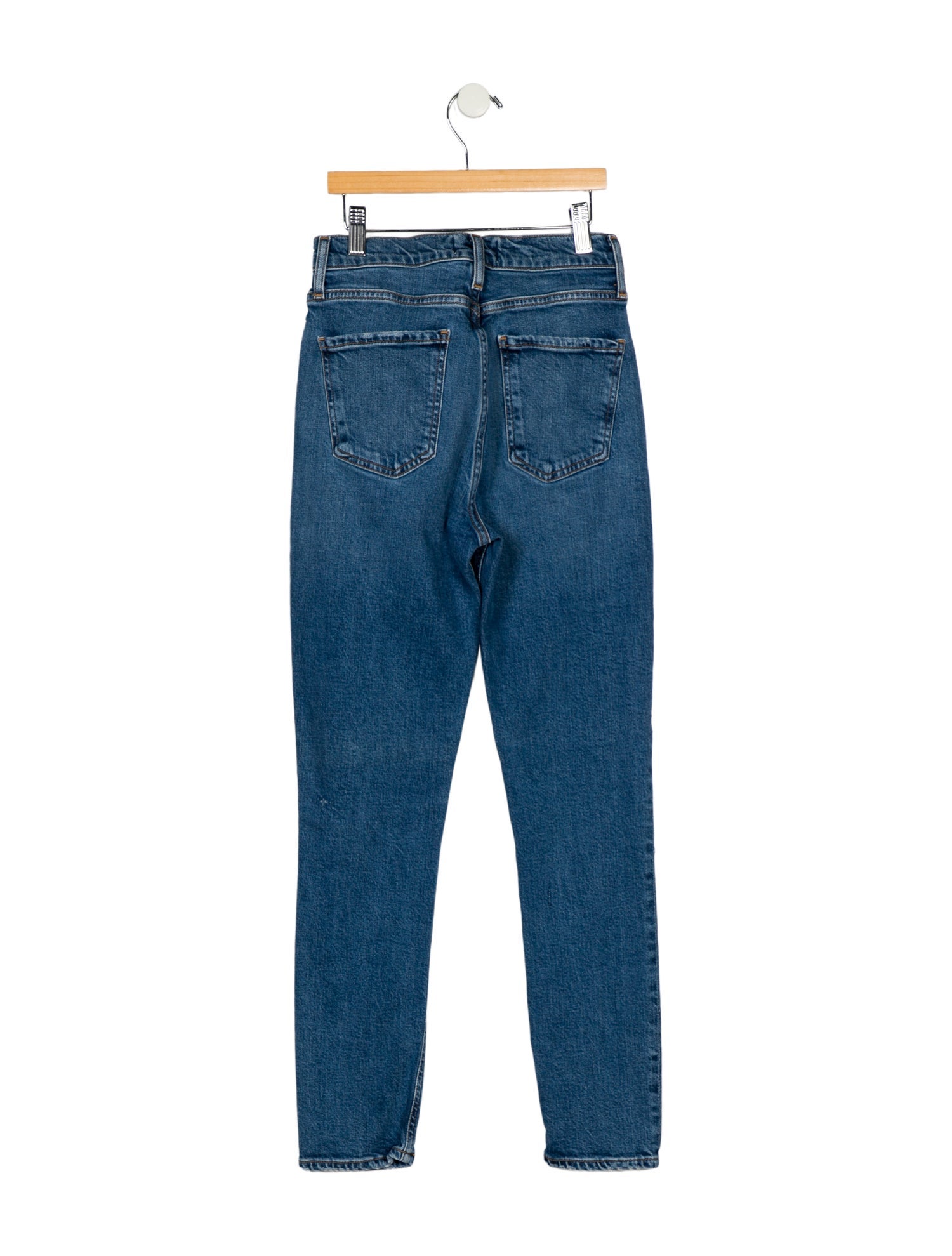 AGOLDE Mid-Rise Skinny Leg Jeans