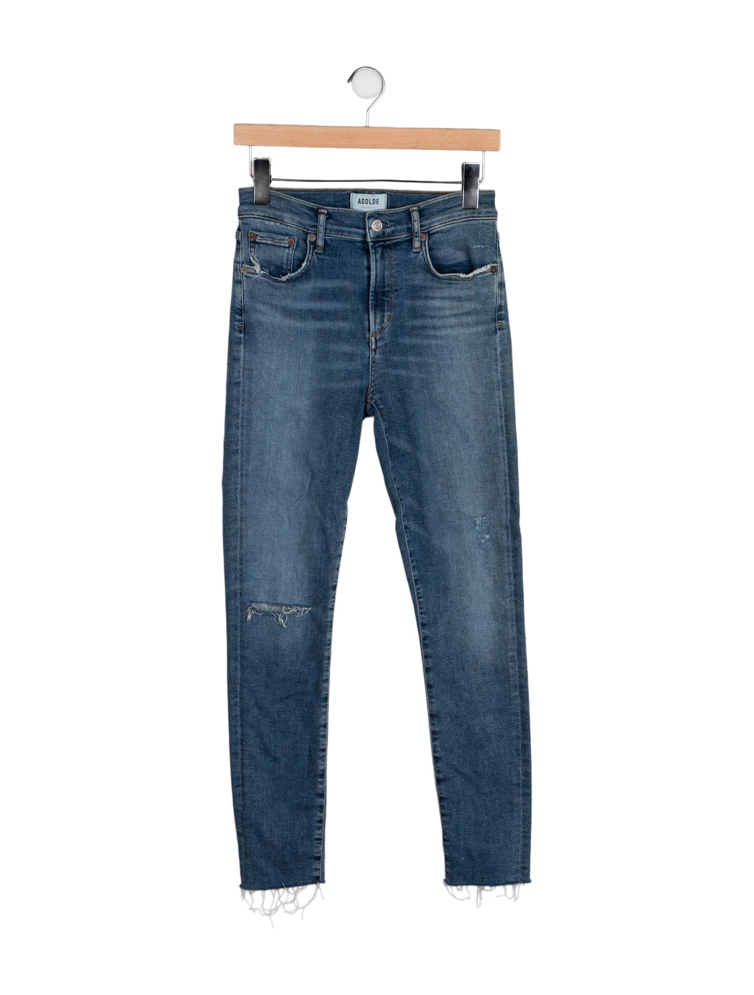 AGOLDE High-Rise Skinny Leg Jeans