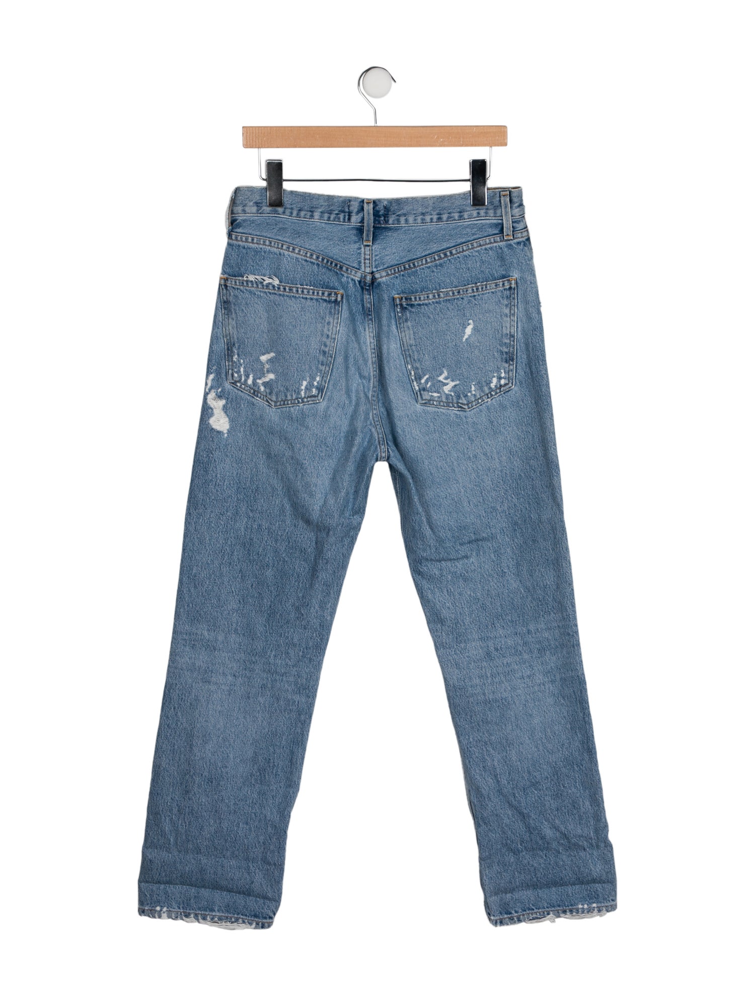 AGOLDE High-Rise Straight Leg Jeans