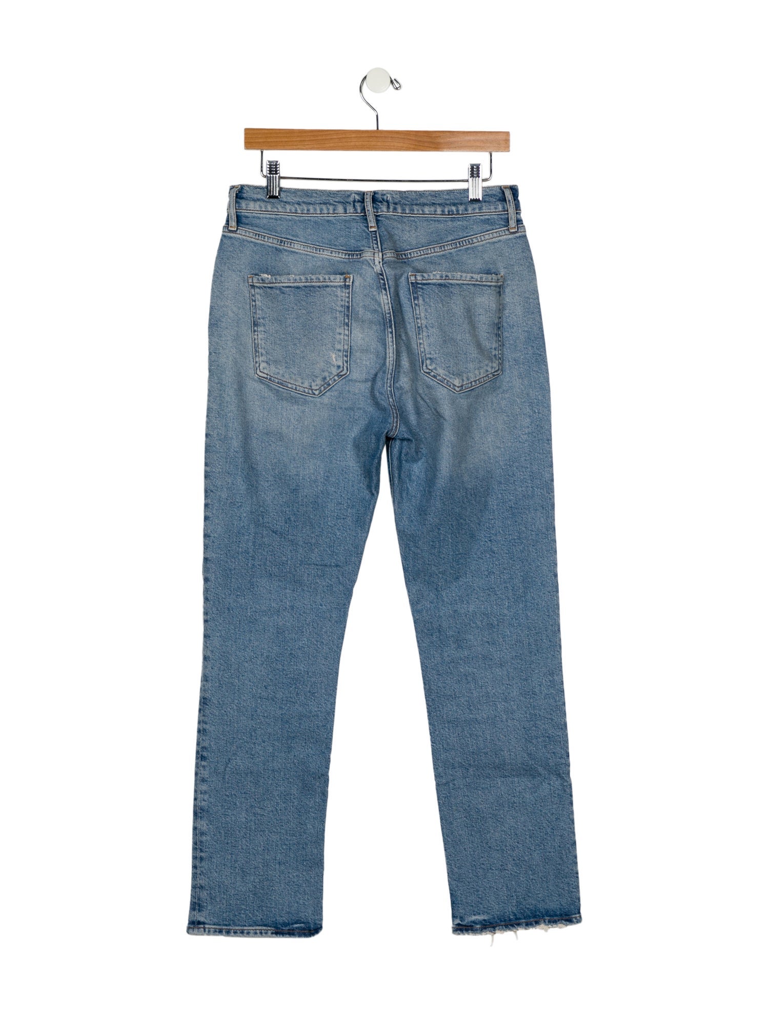 AGOLDE Mid-Rise Straight Leg Jeans