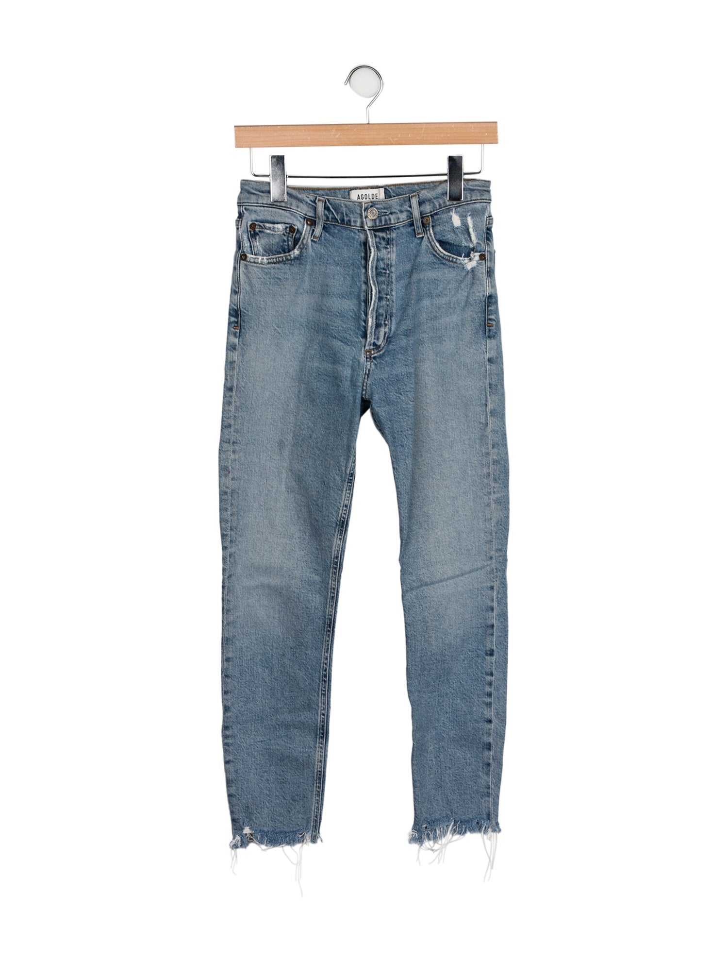 AGOLDE High-Rise Skinny Leg Jeans