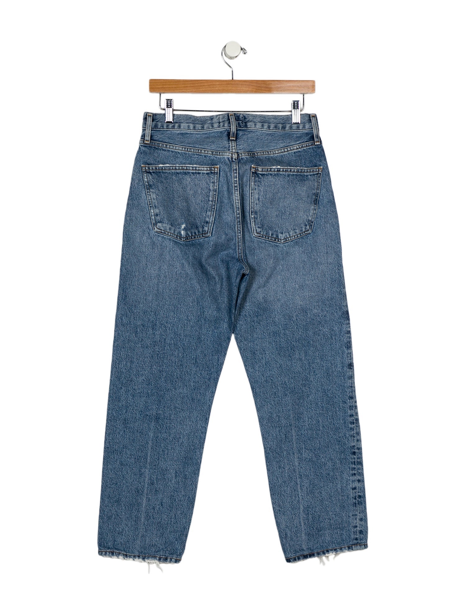 AGOLDE High-Rise Straight Leg Jeans