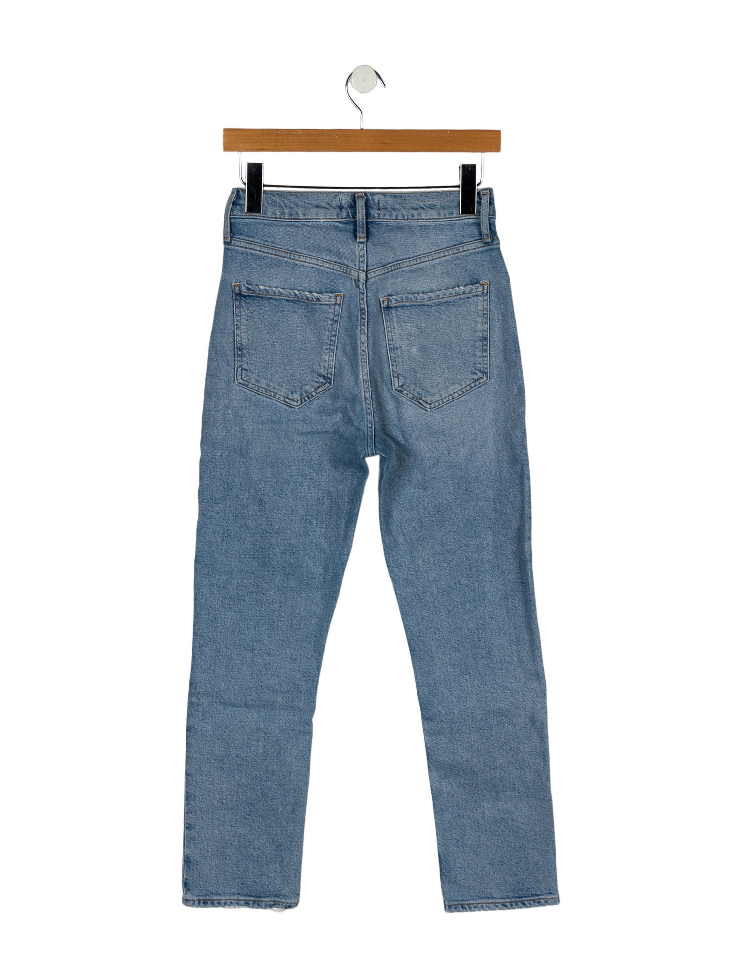 AGOLDE High-Rise Straight Leg Jeans
