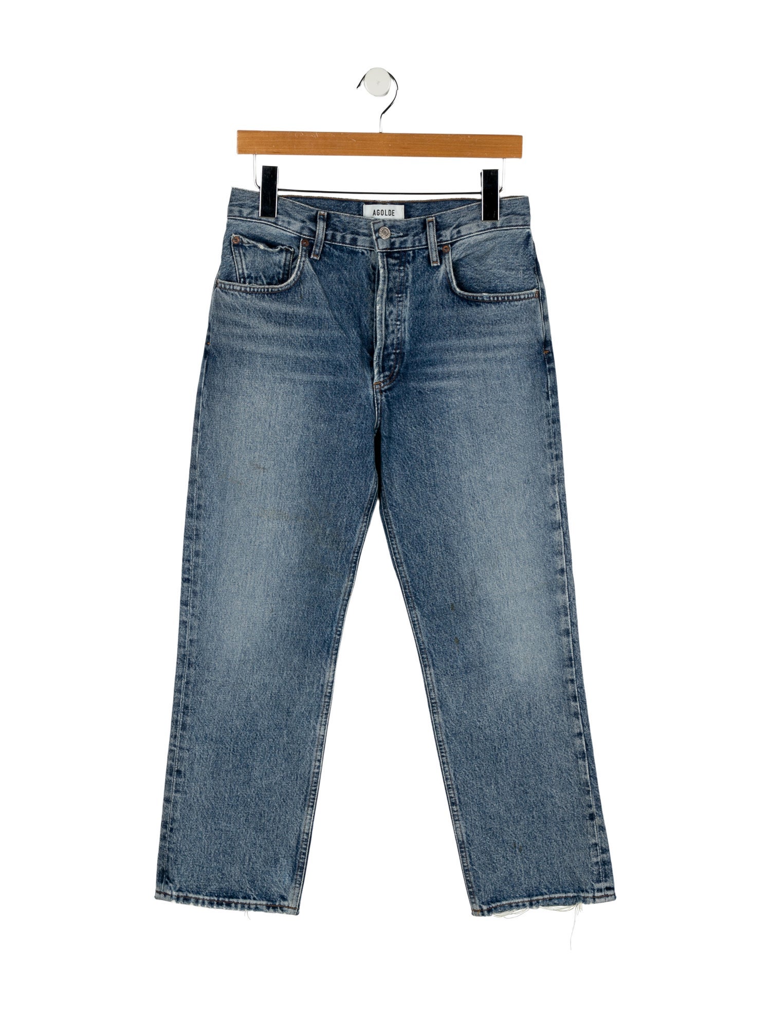 AGOLDE High-Rise Straight Leg Jeans