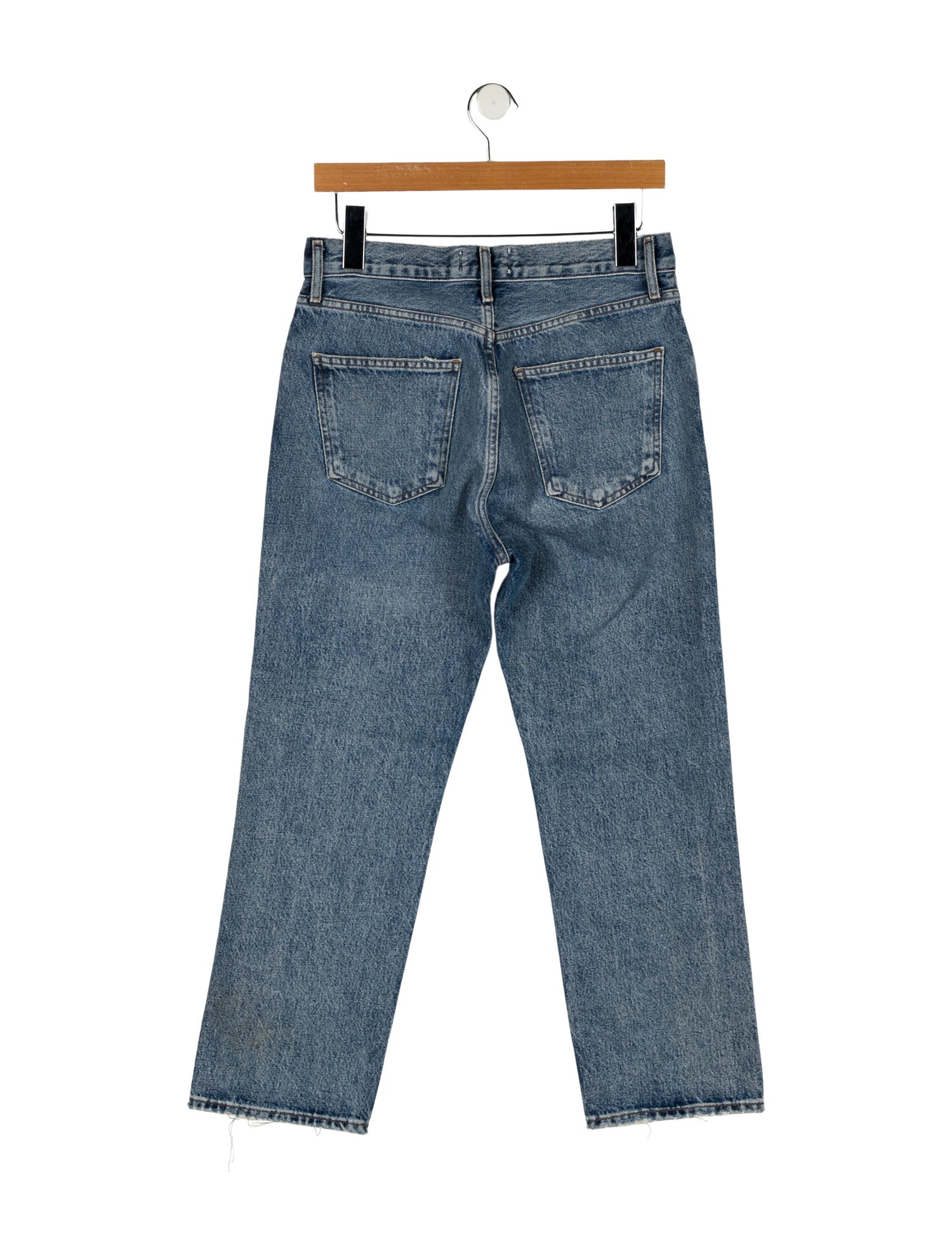 AGOLDE High-Rise Straight Leg Jeans