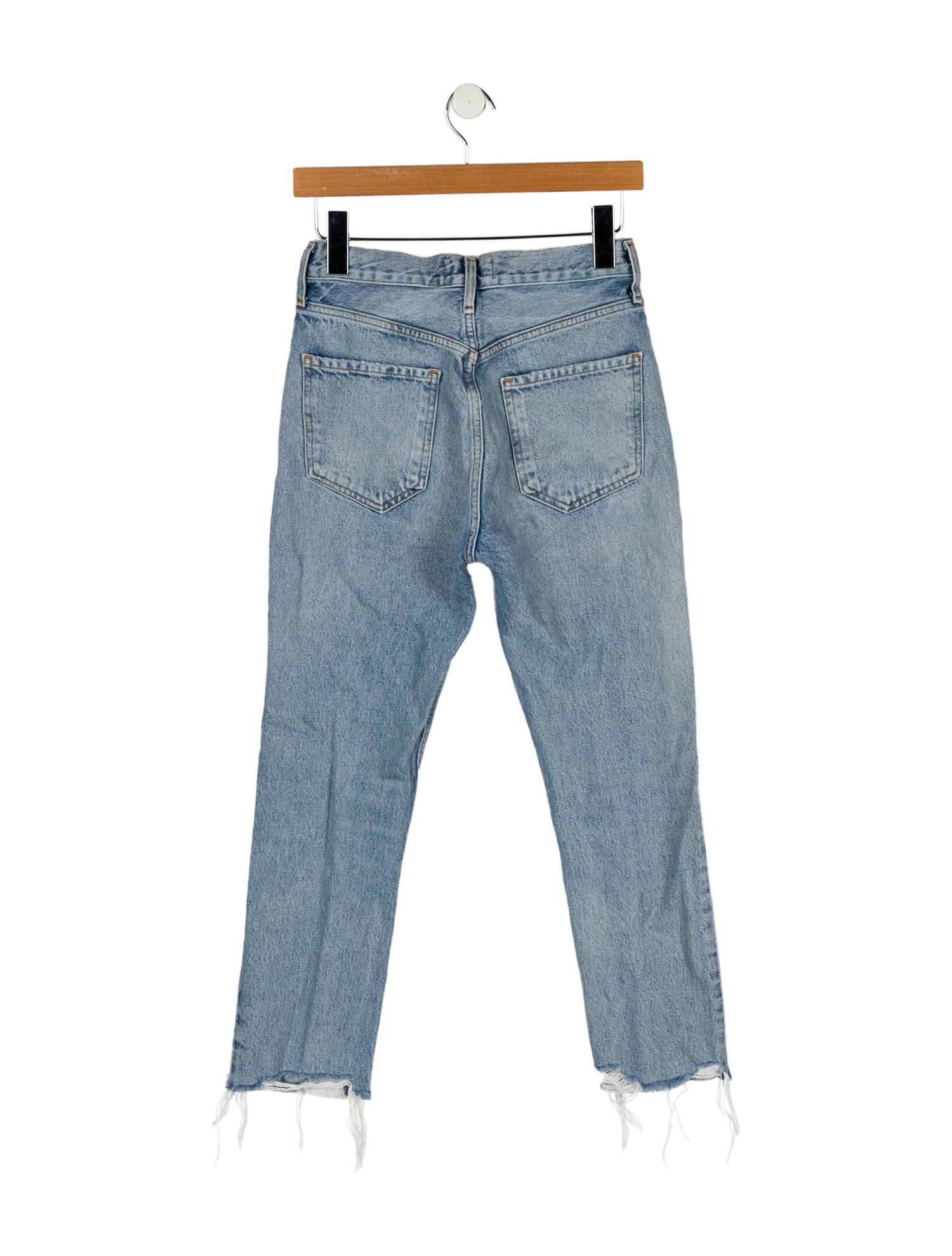 AGOLDE Mid-Rise Straight Leg Jeans