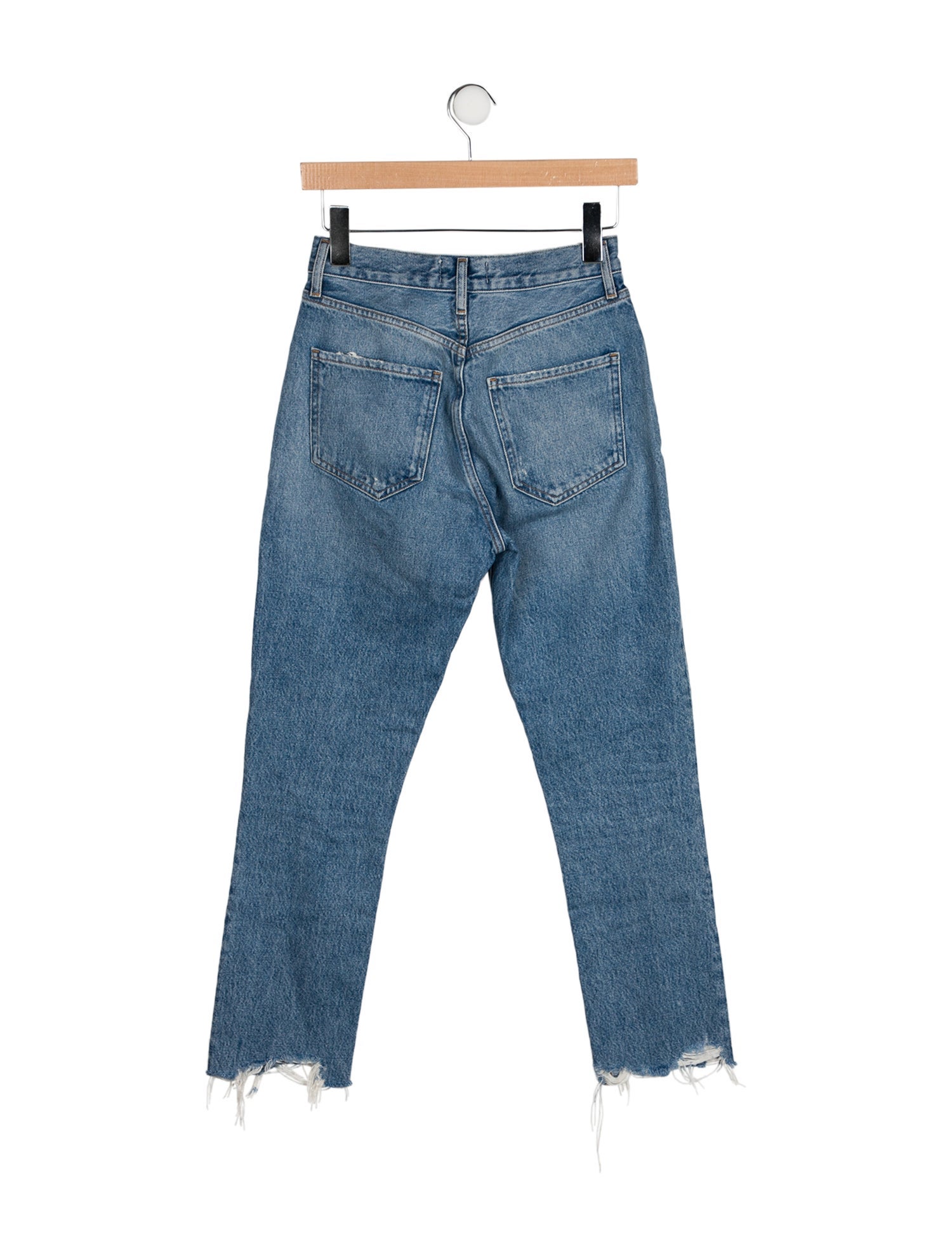 AGOLDE High-Rise Straight Leg Jeans