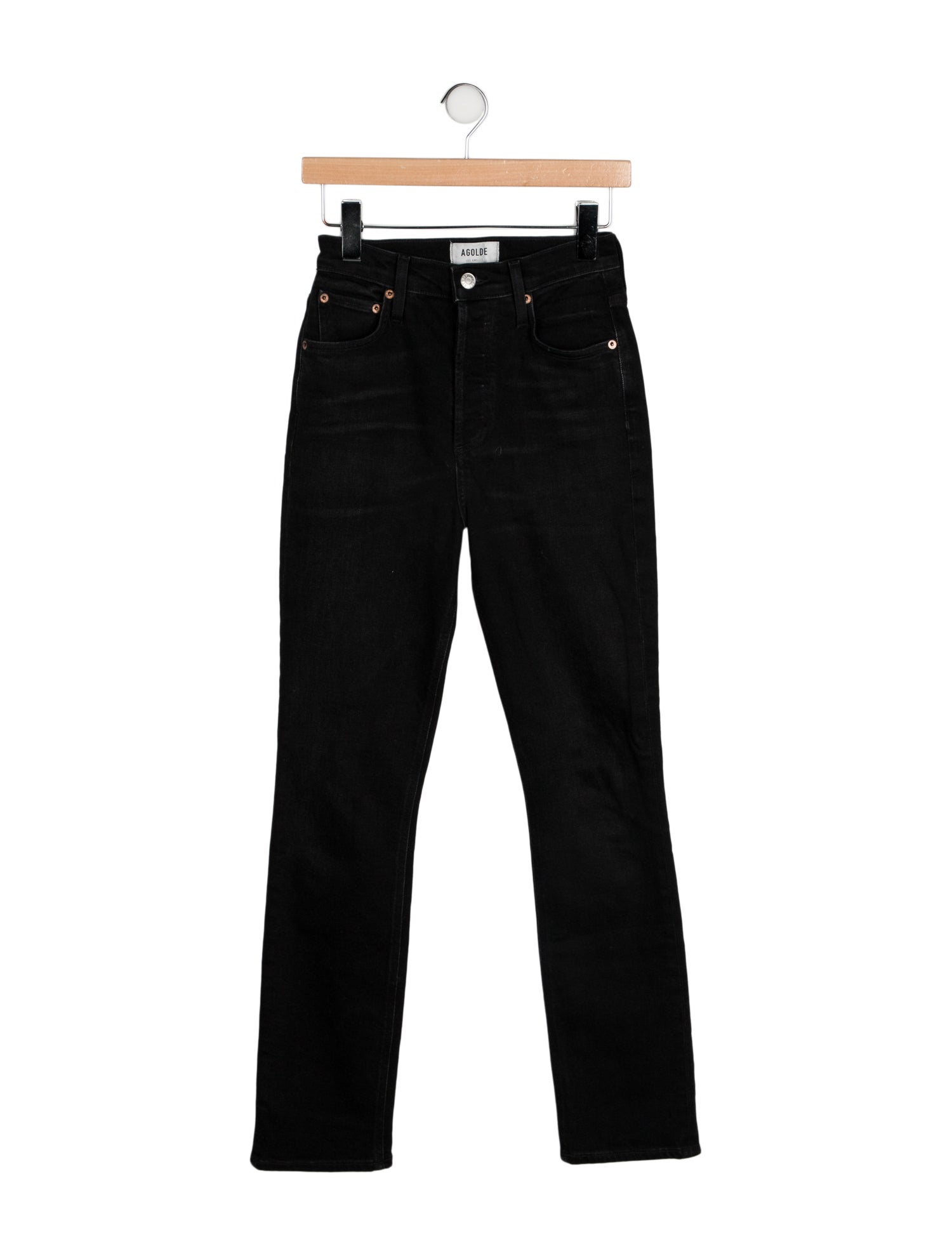 AGOLDE High-Rise Straight Leg Jeans