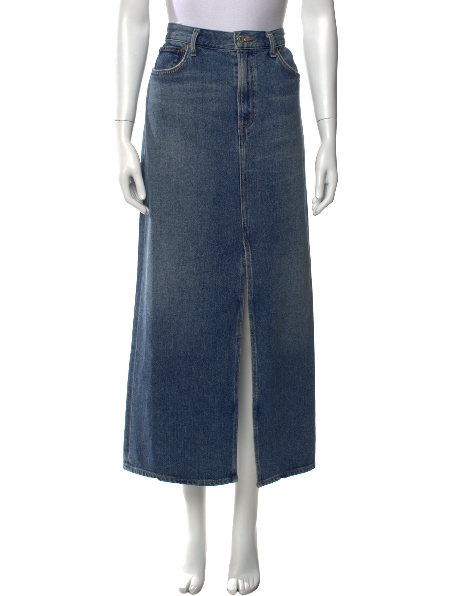 AGOLDE Midi Length Skirt