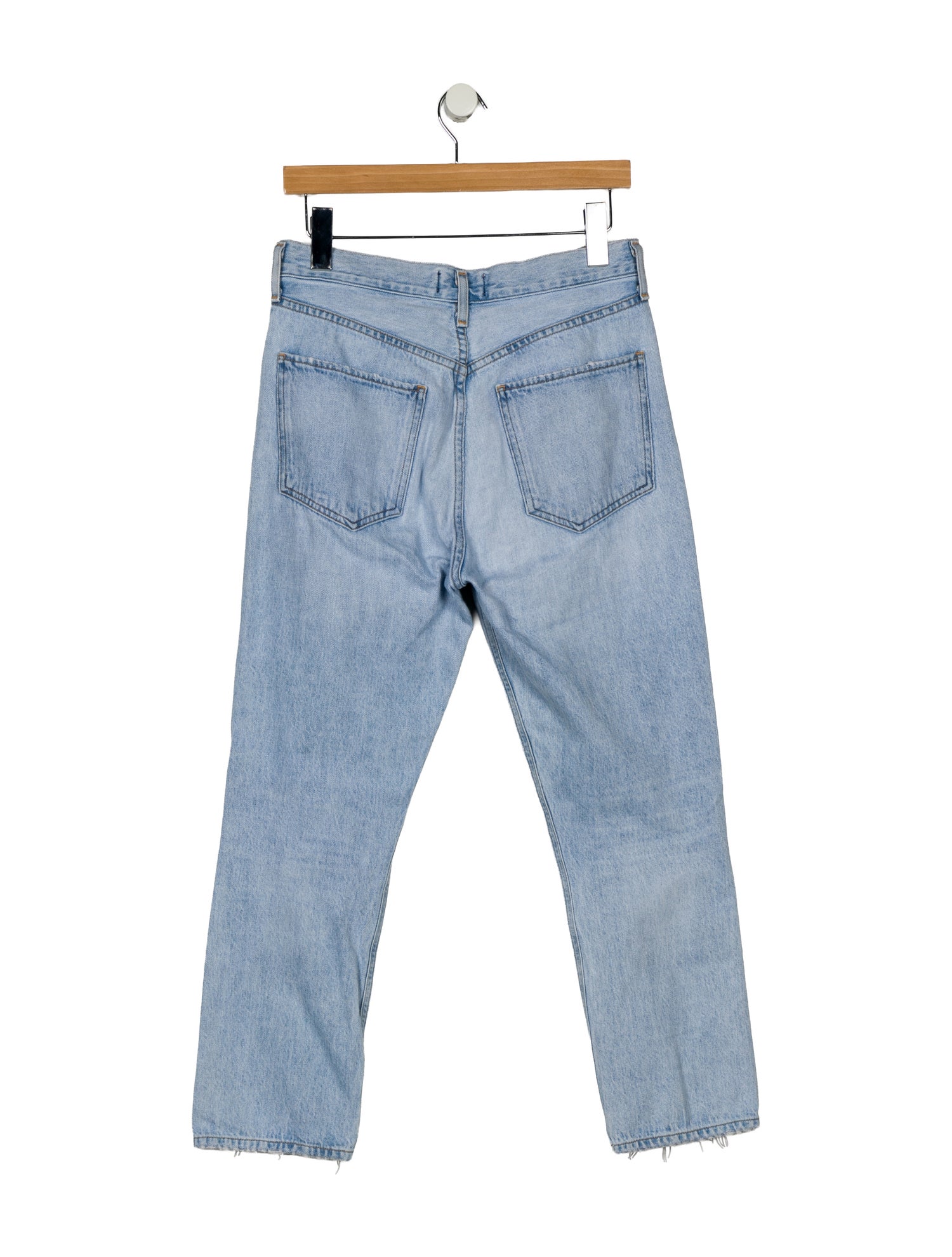 AGOLDE High-Rise Straight Leg Jeans