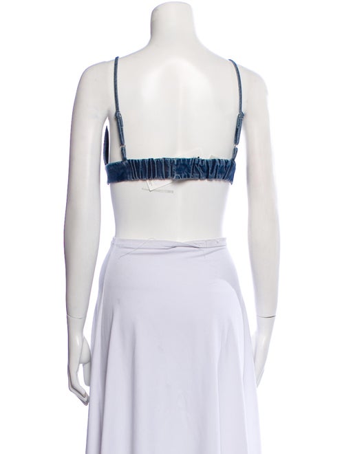 AGOLDE V-Neck Sleeveless Crop Top