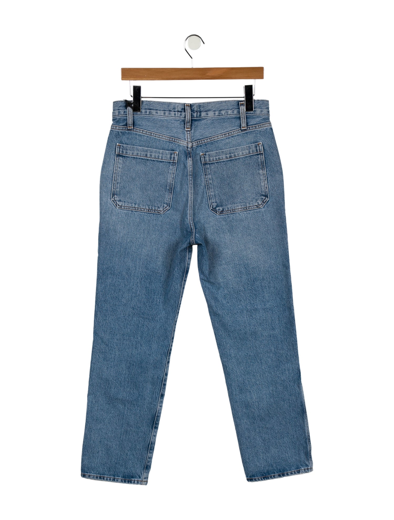 AGOLDE High-Rise Straight Leg Jeans