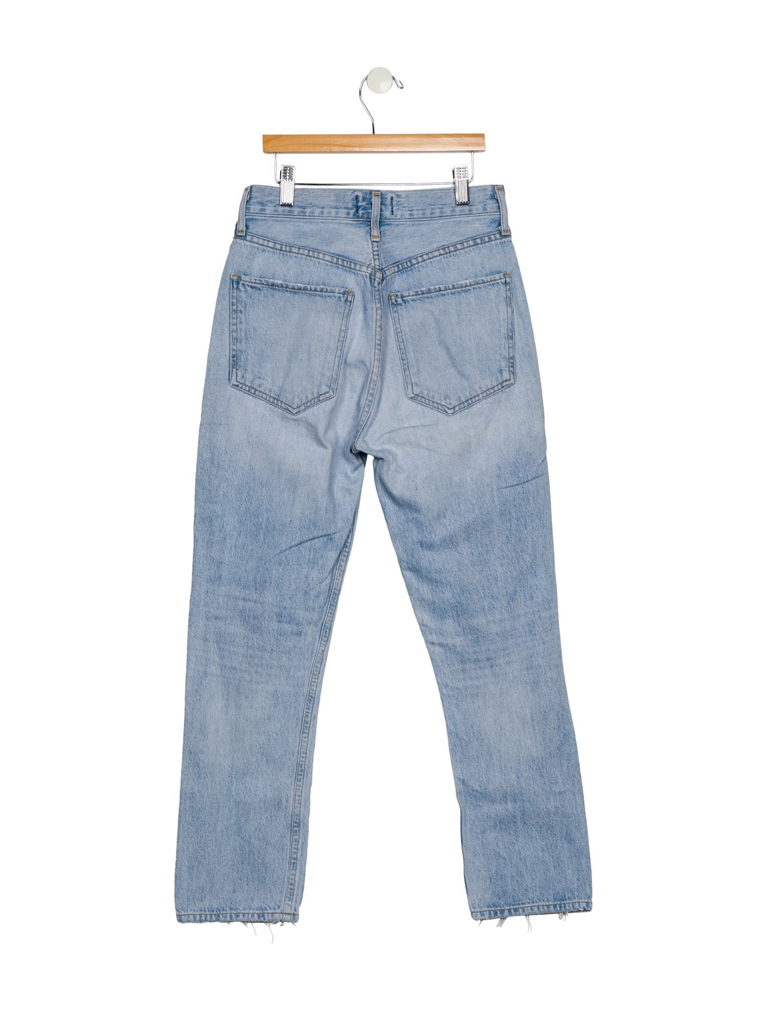 AGOLDE High-Rise Straight Leg Jeans