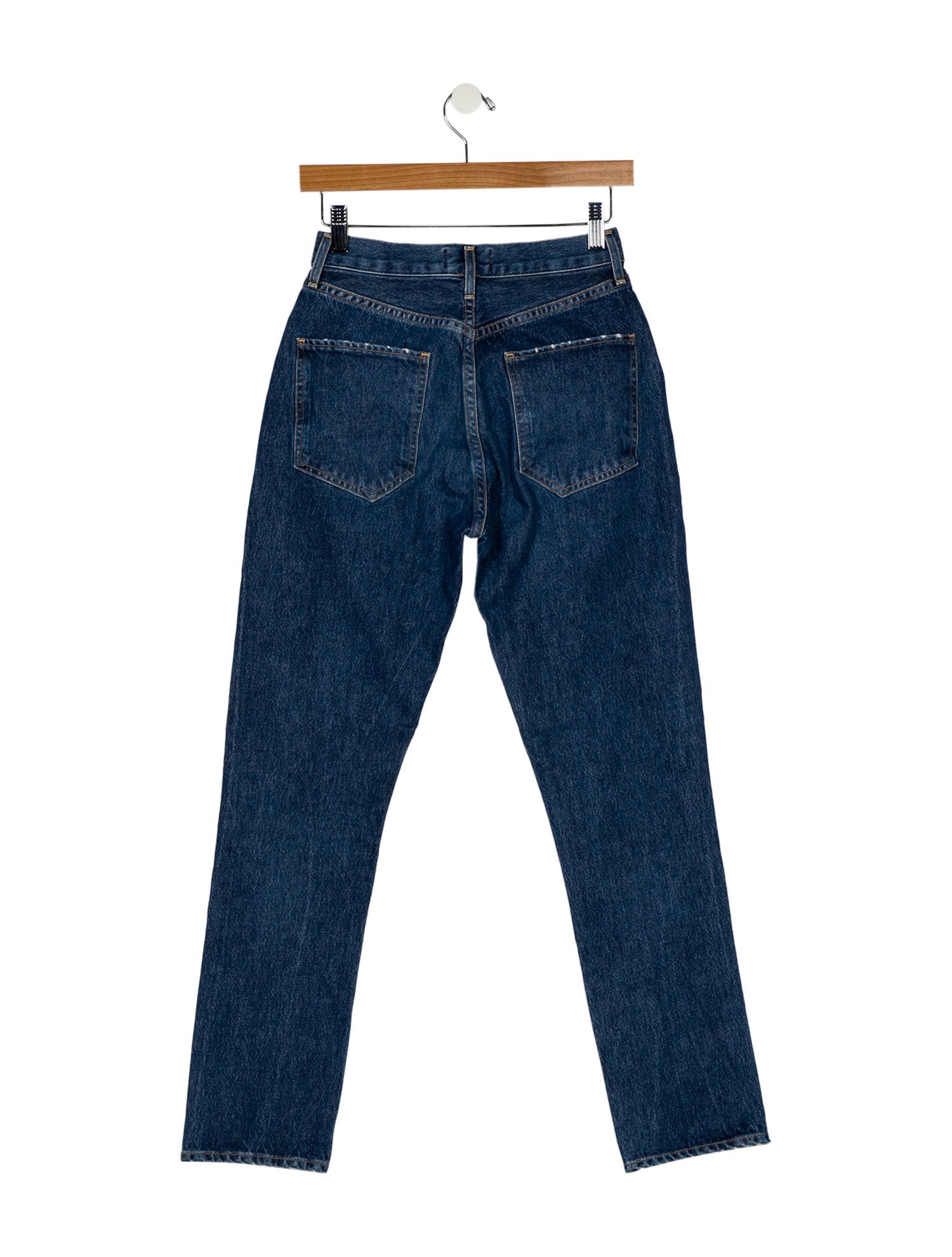 AGOLDE Mid-Rise Straight Leg Jeans