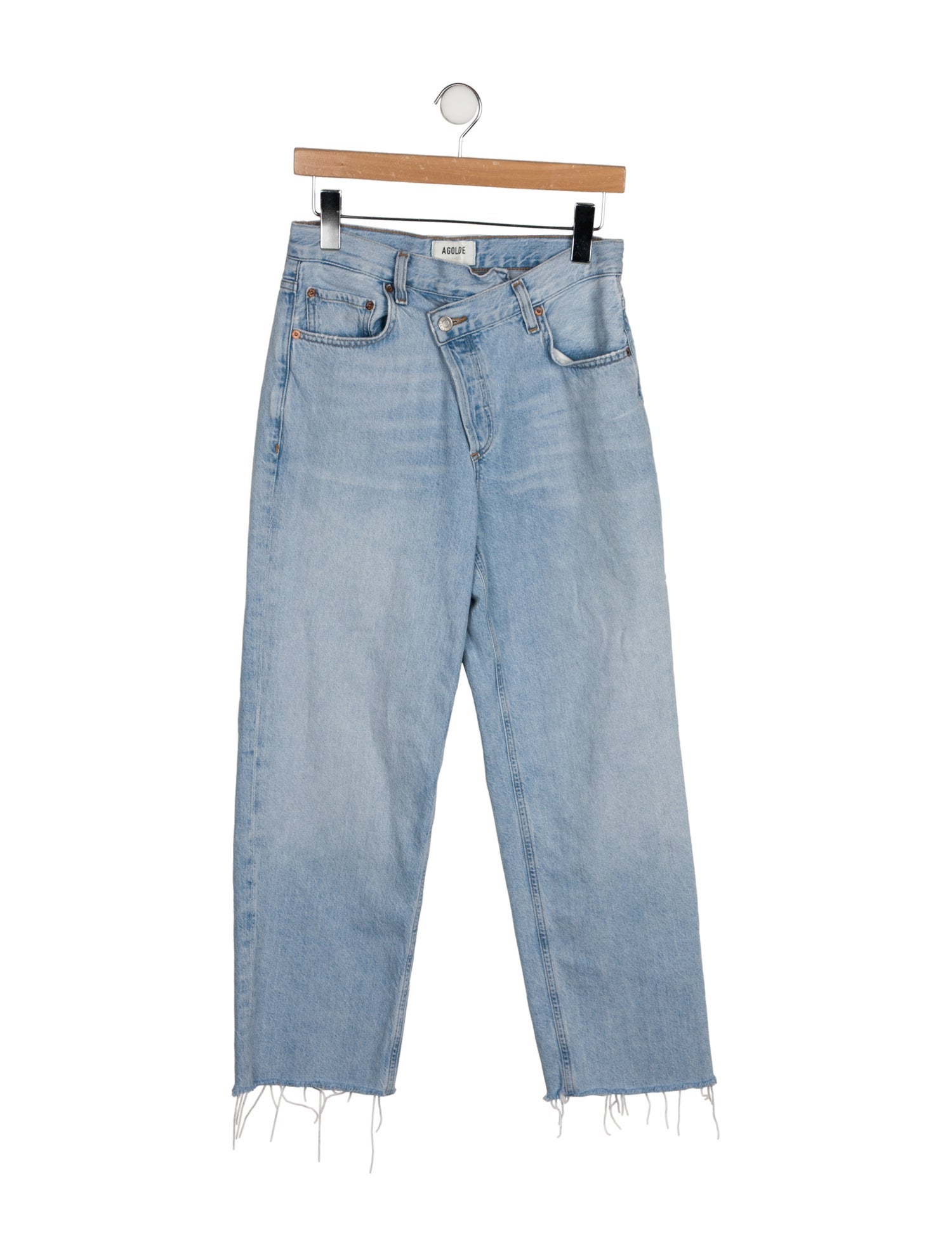 AGOLDE High-Rise Straight Leg Jeans