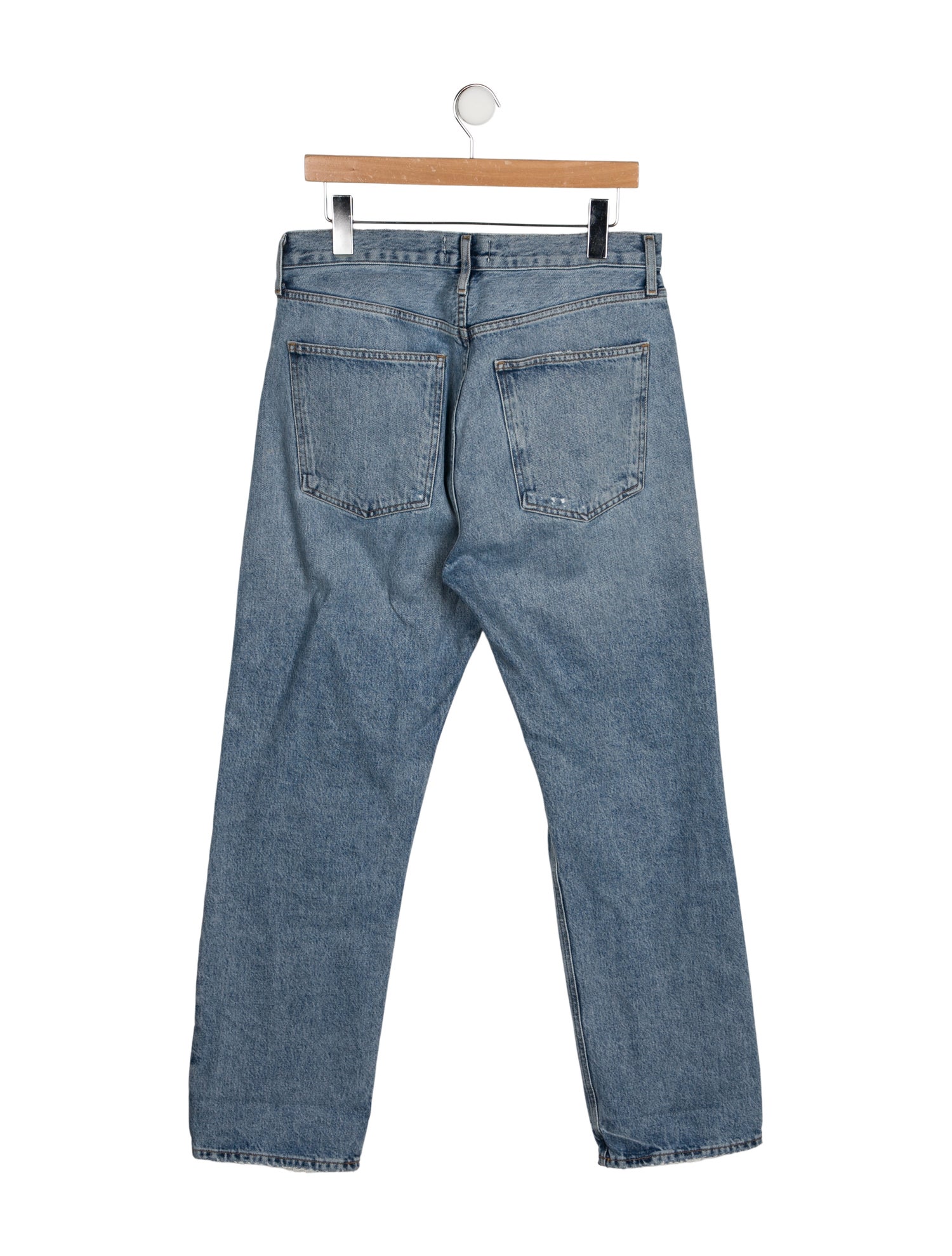 AGOLDE High-Rise Straight Leg Jeans