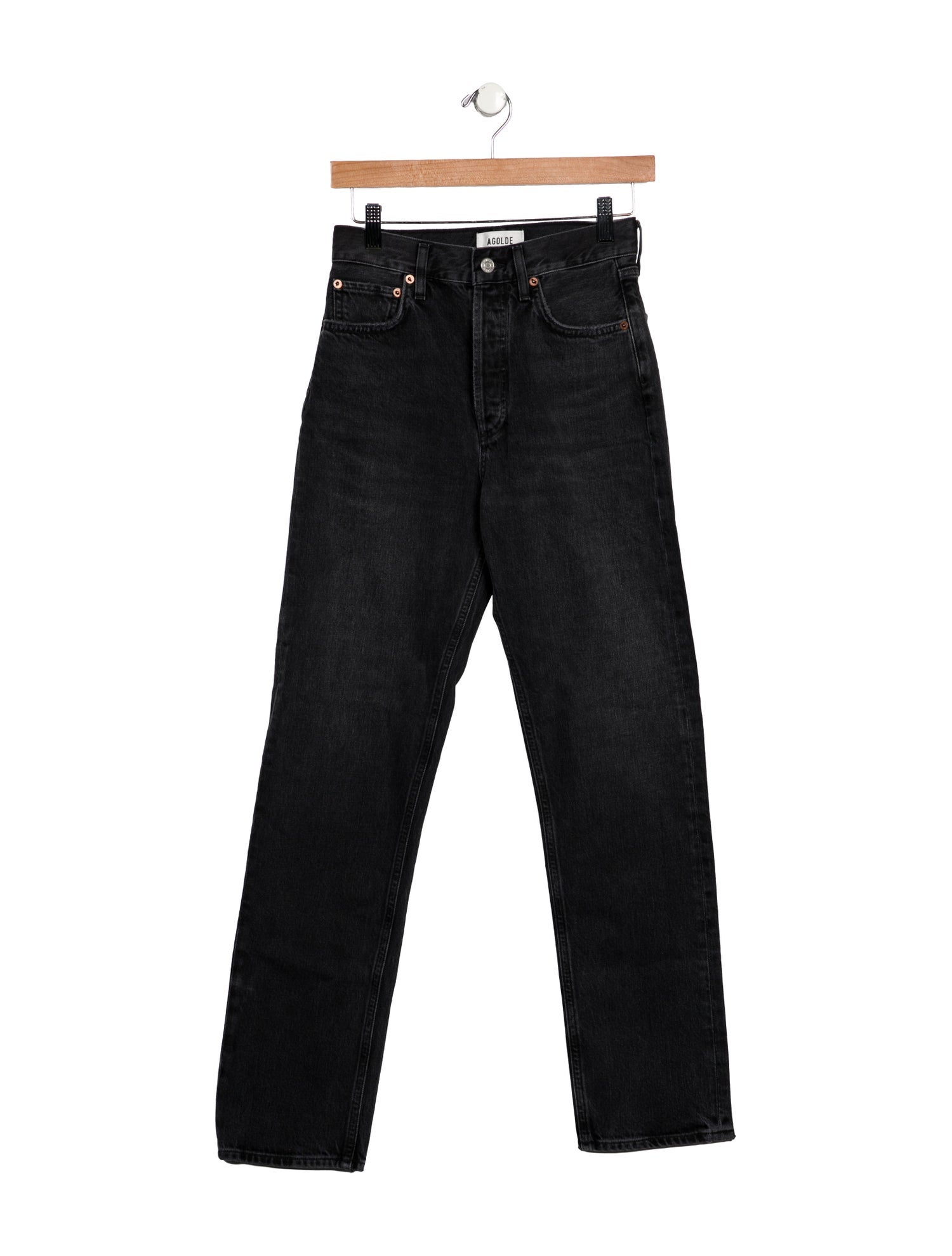 AGOLDE High-Rise Straight Leg Jeans
