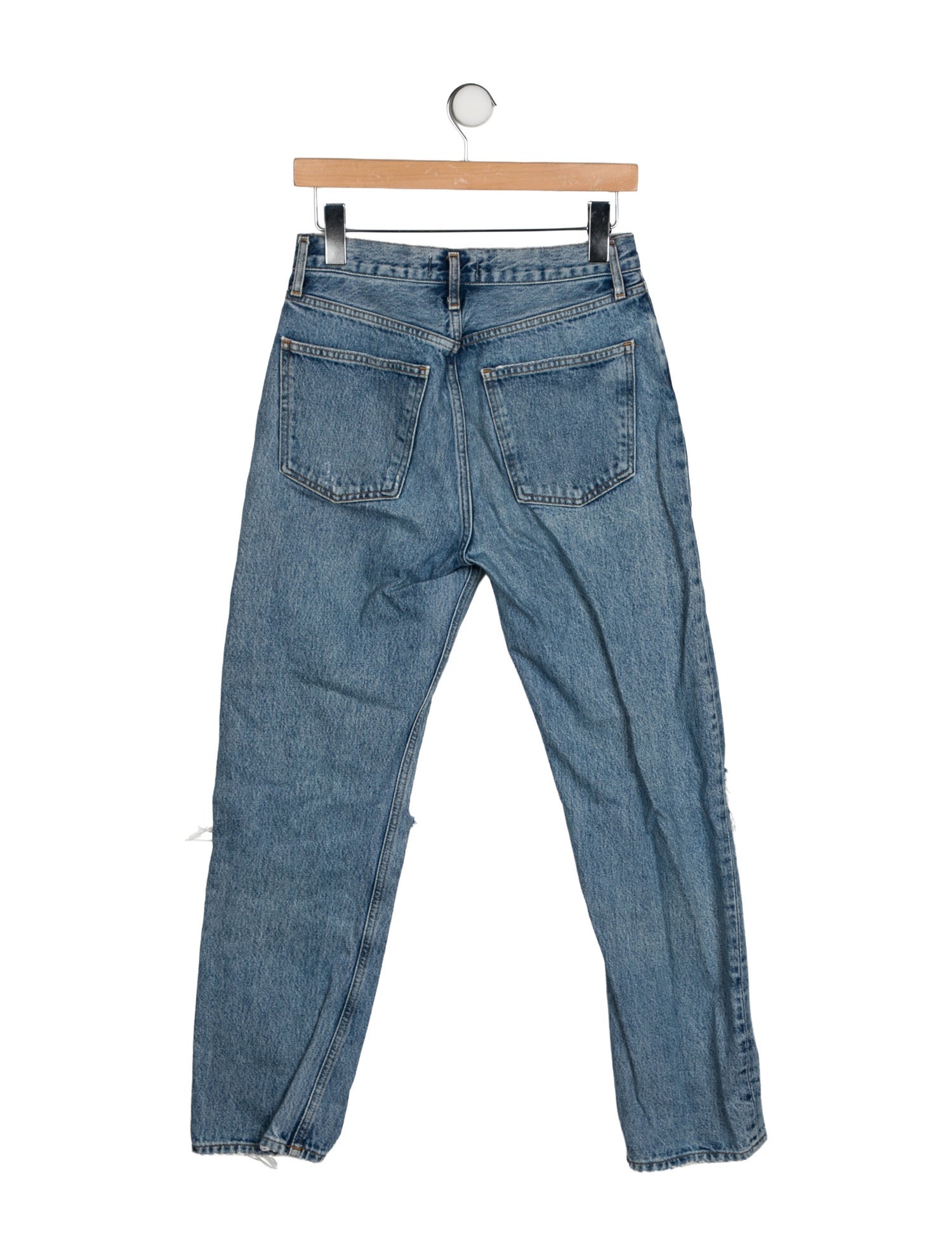 AGOLDE High-Rise Straight Leg Jeans