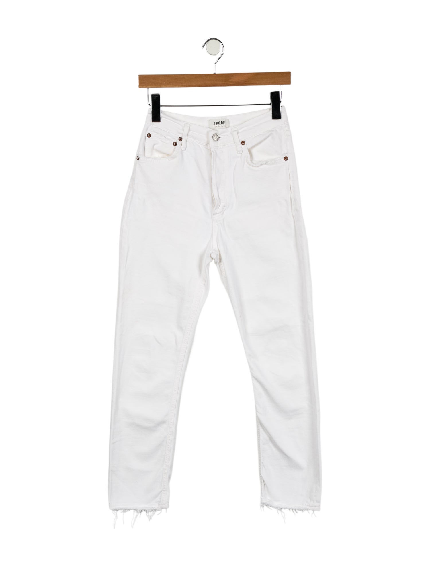 AGOLDE High-Rise Straight Leg Jeans