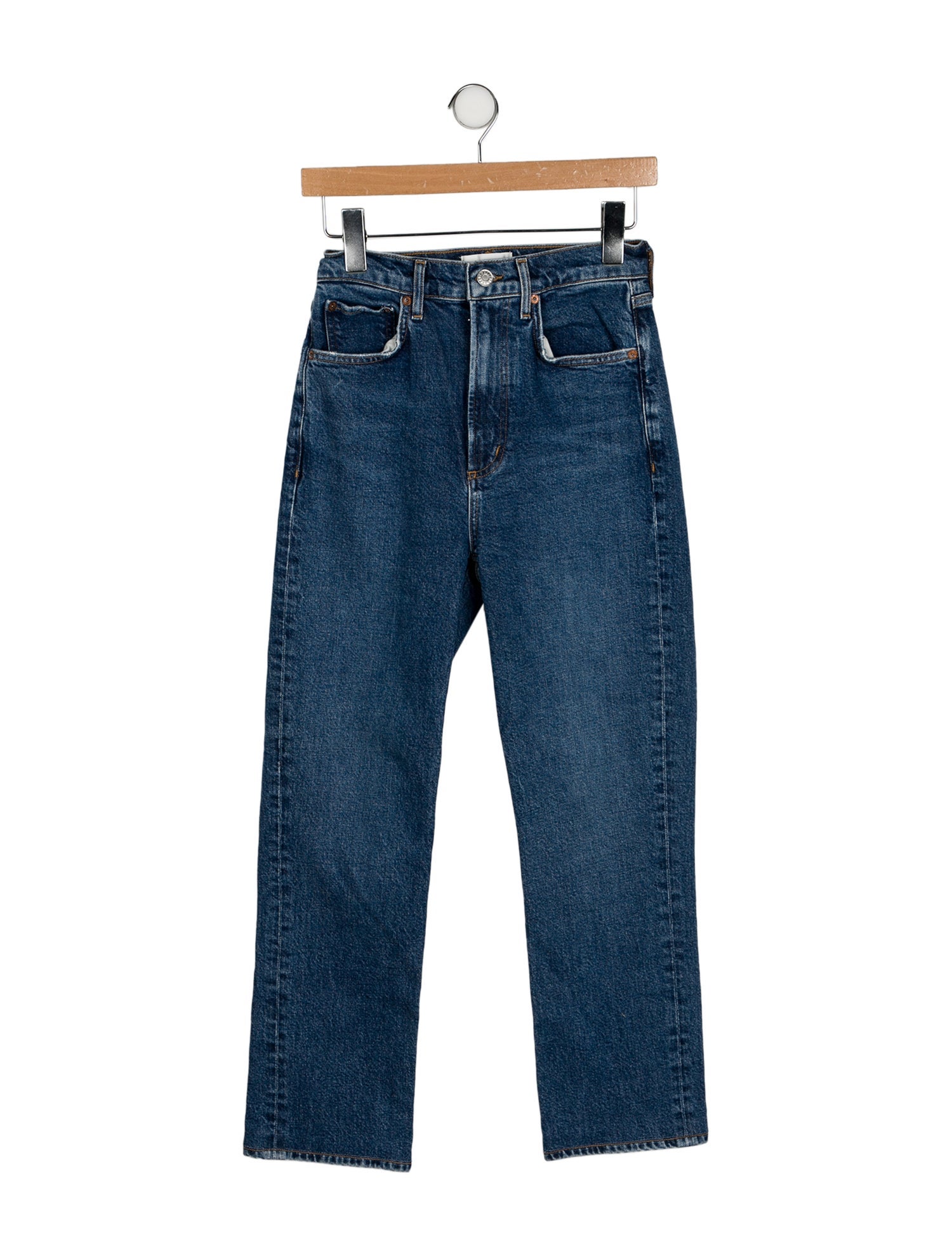 AGOLDE High-Rise Straight Leg Jeans