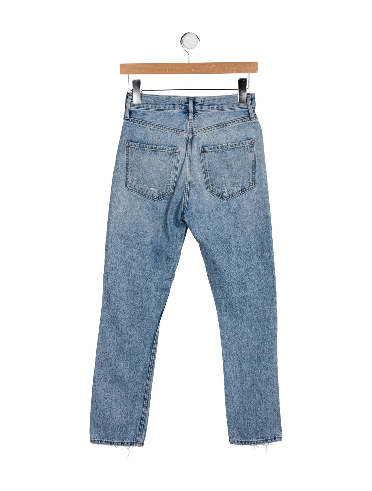 AGOLDE Mid-Rise Skinny Leg Jeans