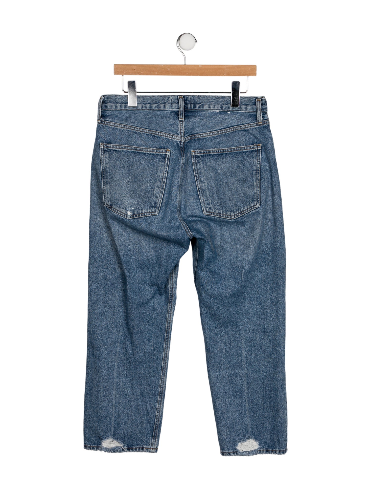 AGOLDE High-Rise Straight Leg Jeans