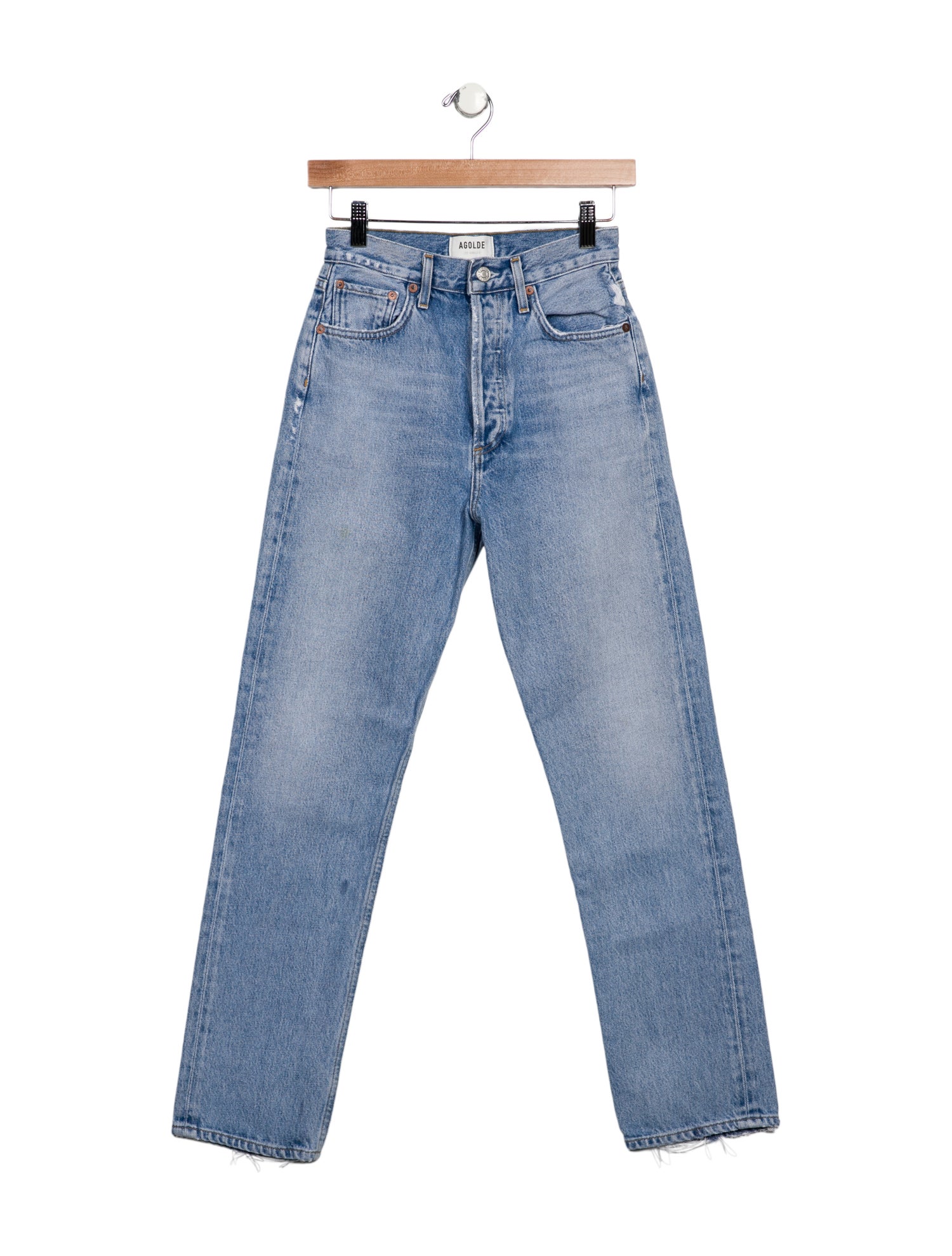 AGOLDE High-Rise Straight Leg Jeans
