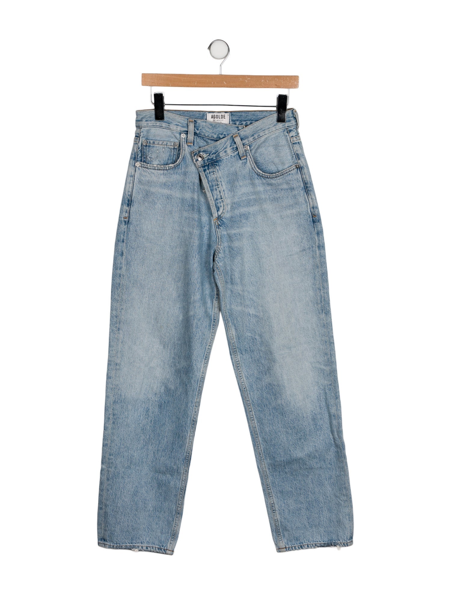 AGOLDE High-Rise Straight Leg Jeans