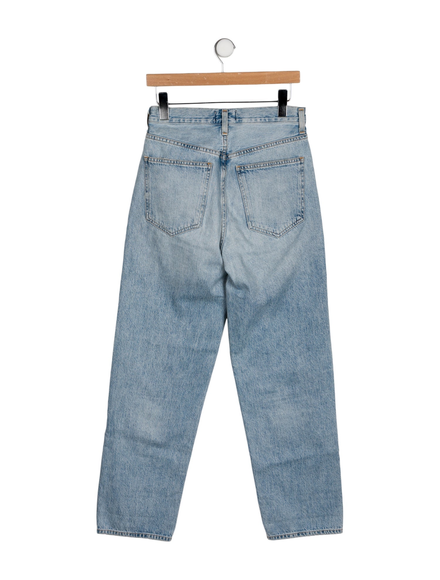 AGOLDE High-Rise Straight Leg Jeans