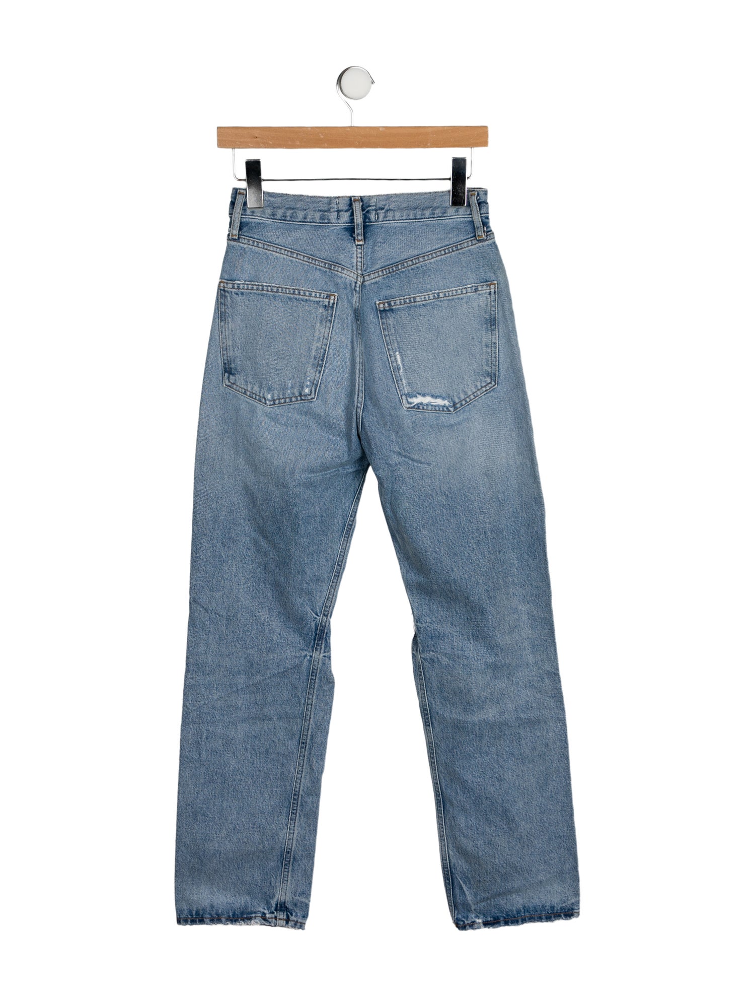 AGOLDE High-Rise Straight Leg Jeans