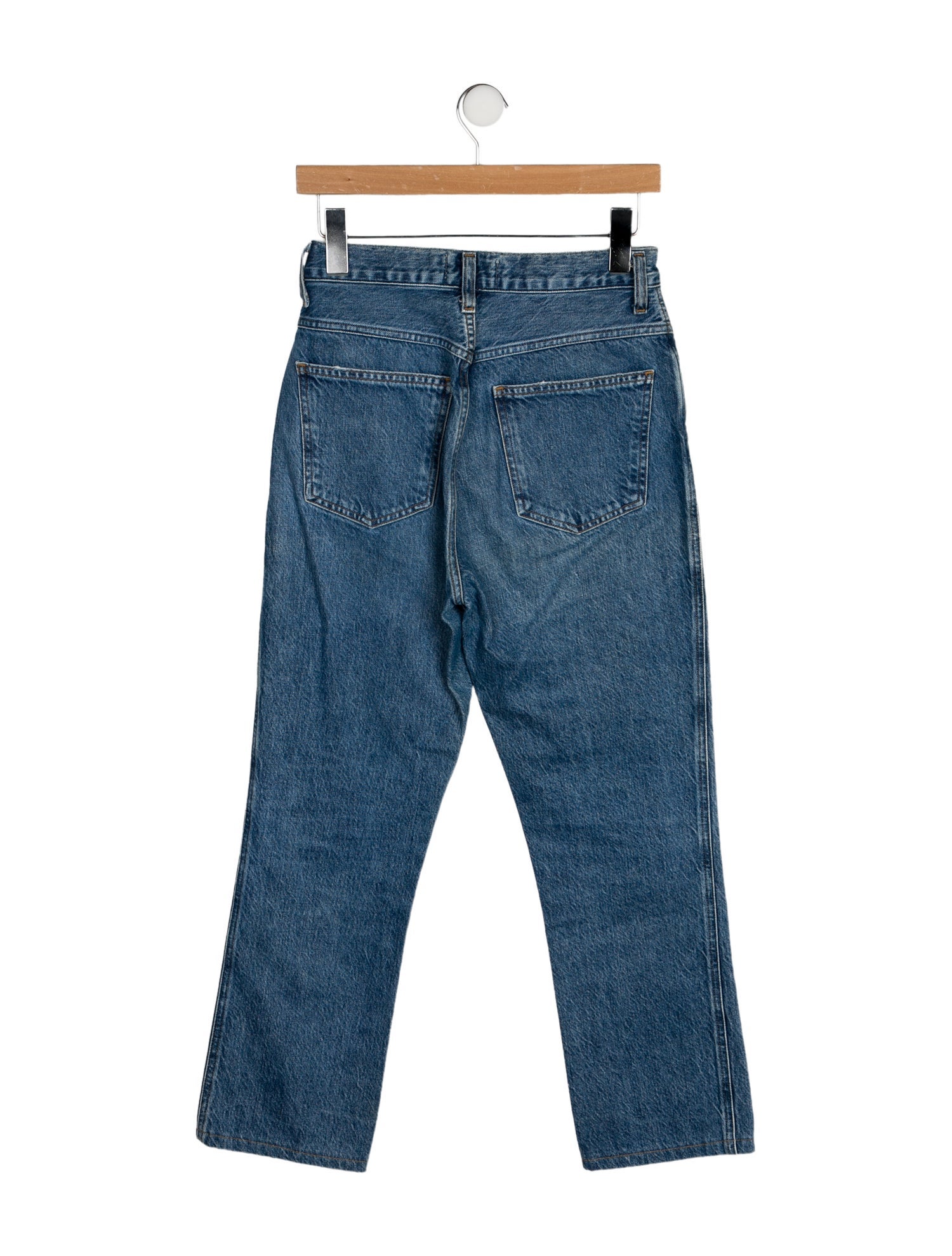 AGOLDE High-Rise Straight Leg Jeans