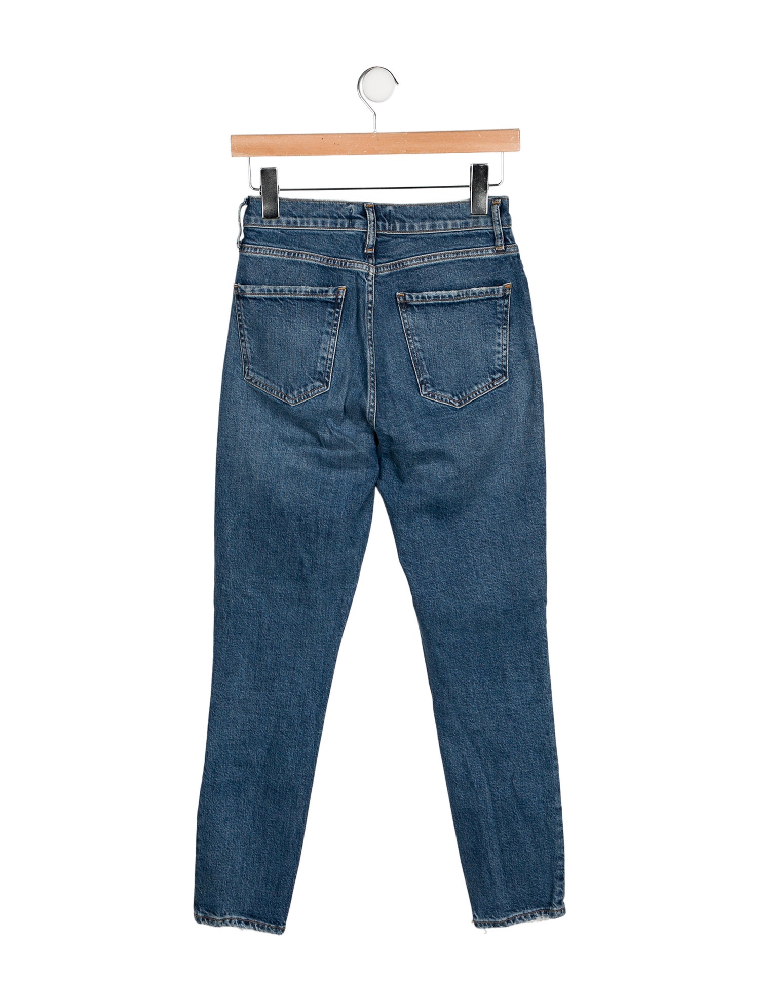 AGOLDE Mid-Rise Skinny Leg Jeans