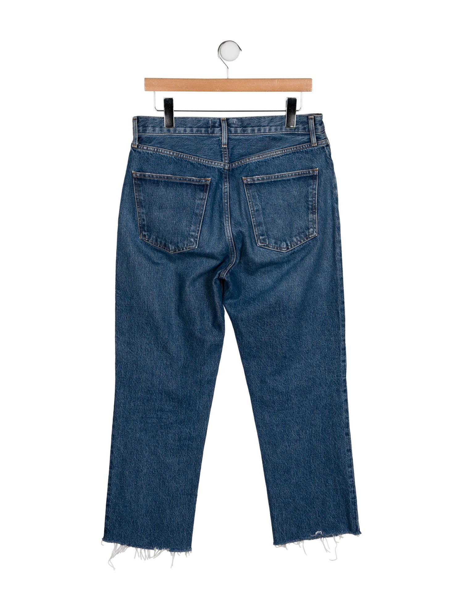 AGOLDE High-Rise Straight Leg Jeans