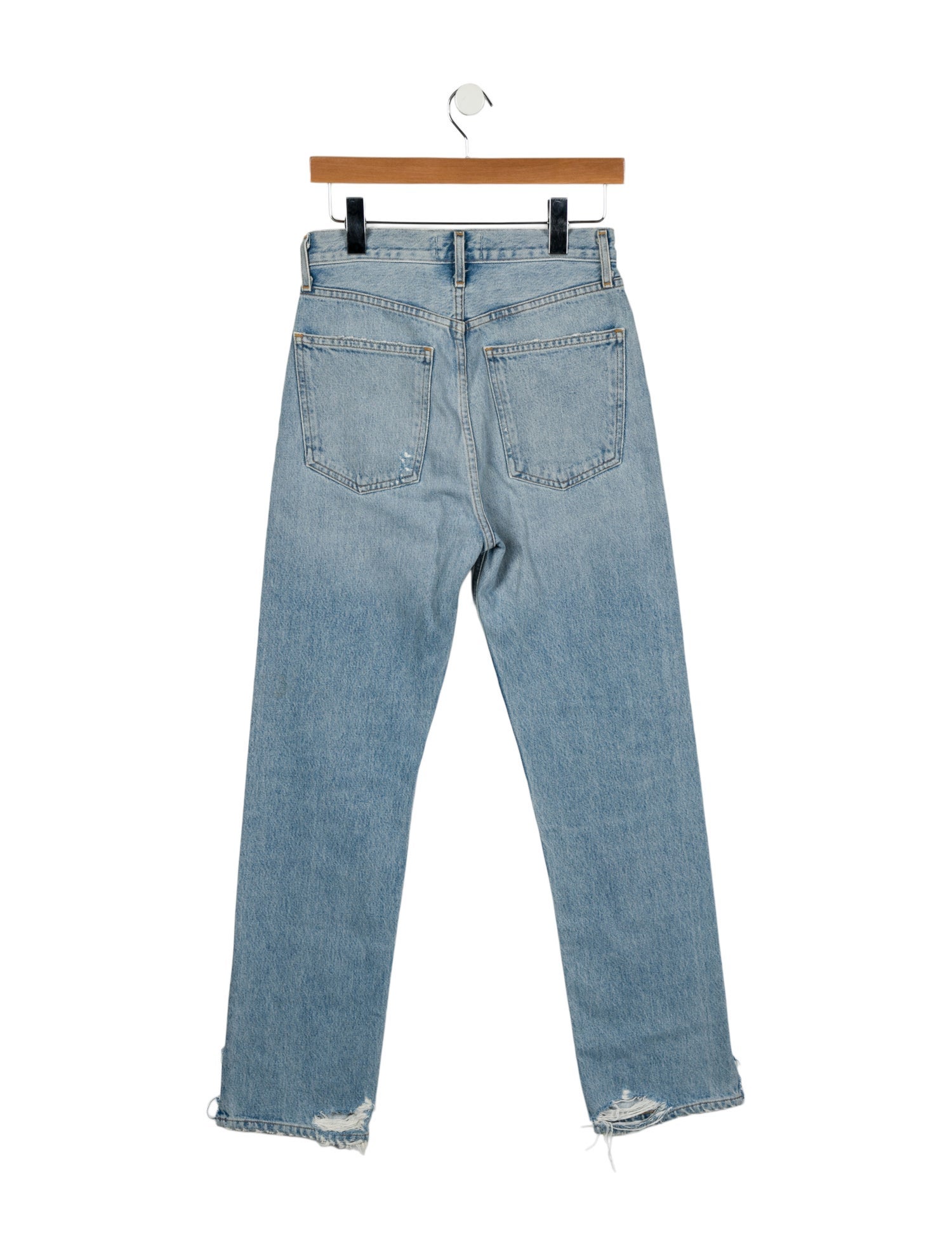 AGOLDE High-Rise Straight Leg Jeans