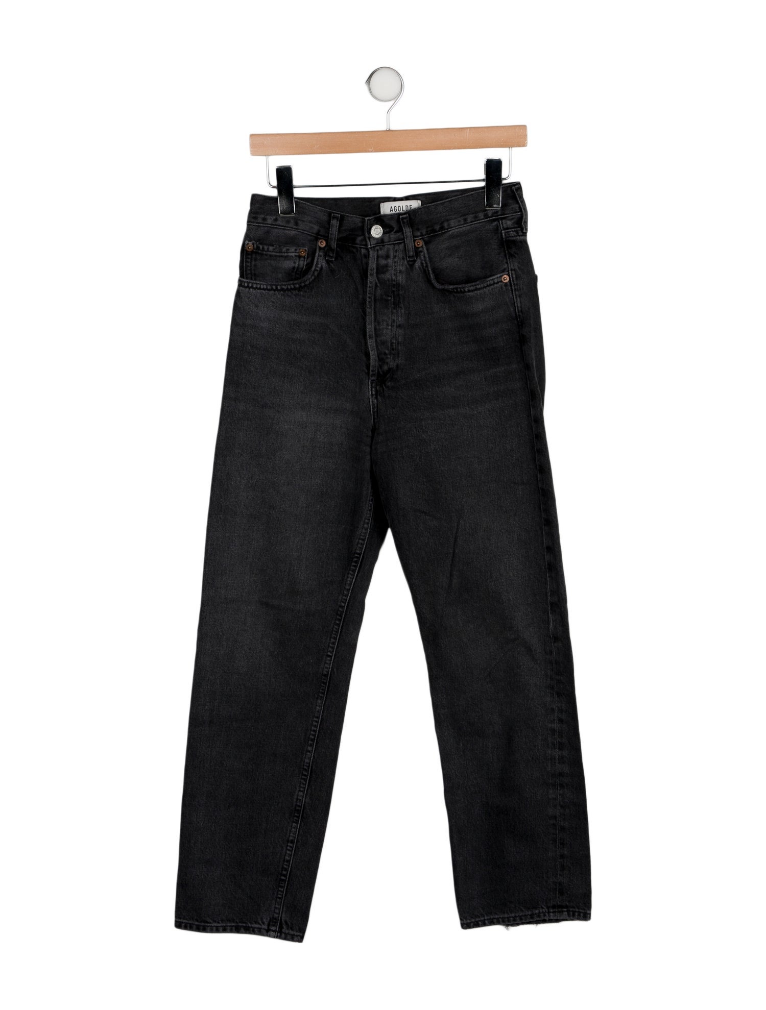 AGOLDE High-Rise Straight Leg Jeans