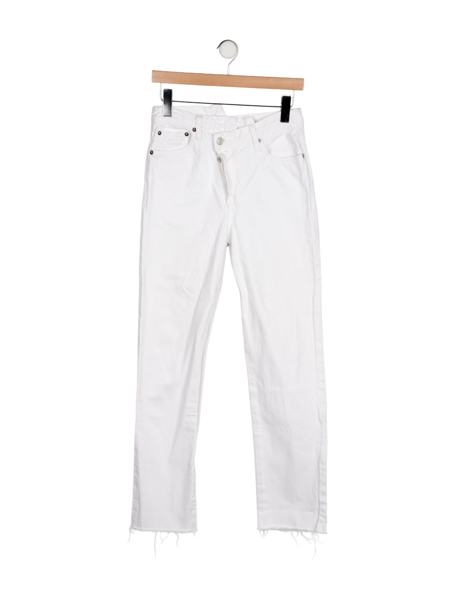 AGOLDE High-Rise Straight Leg Jeans