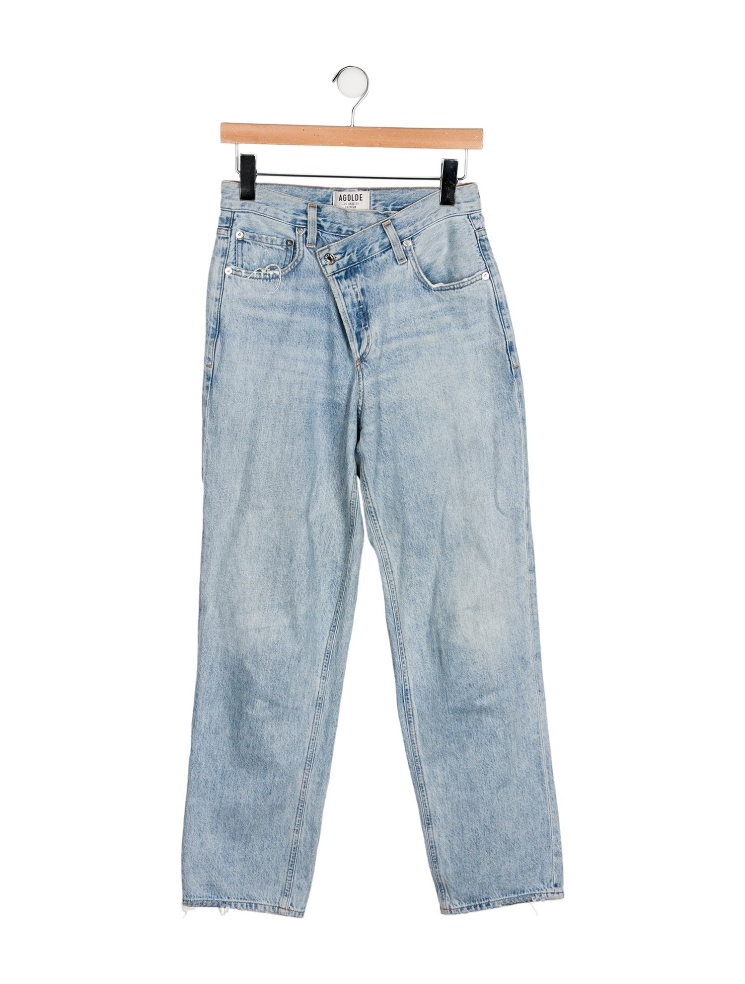 AGOLDE High-Rise Straight Leg Jeans